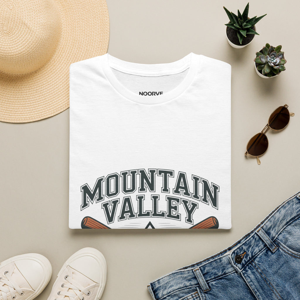 Mountain Valley University T-Shirt — Vintage Collegiate Outdoor Tee | Noorve | T-Shirt