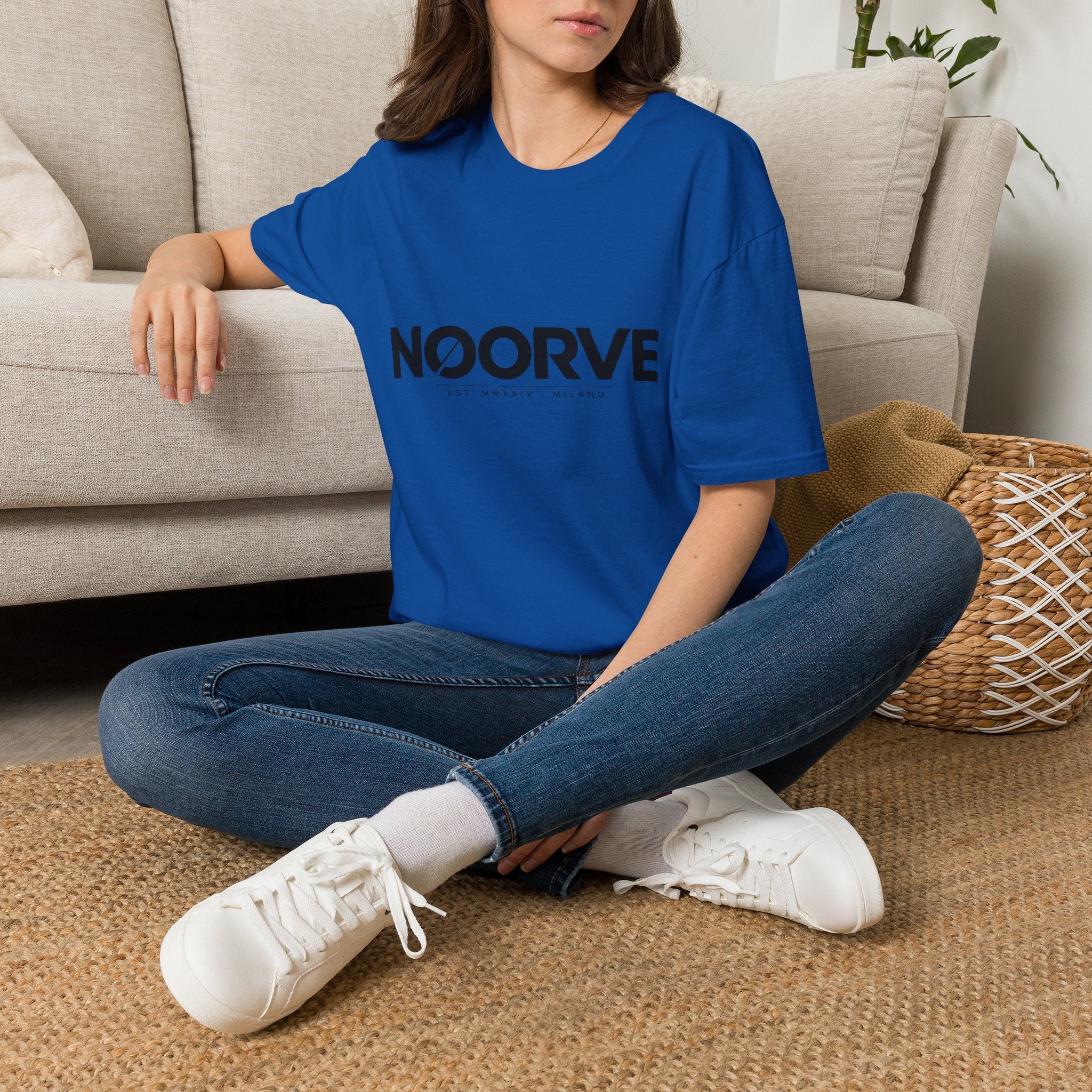 NOORVE Logo T-Shirt — Minimalist Milano Graphic Tee