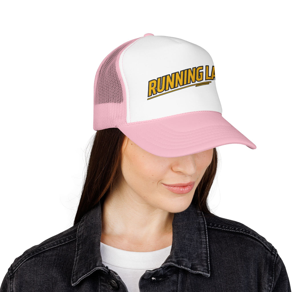 Running Late Trucker Hat — Vintage Mesh Edition