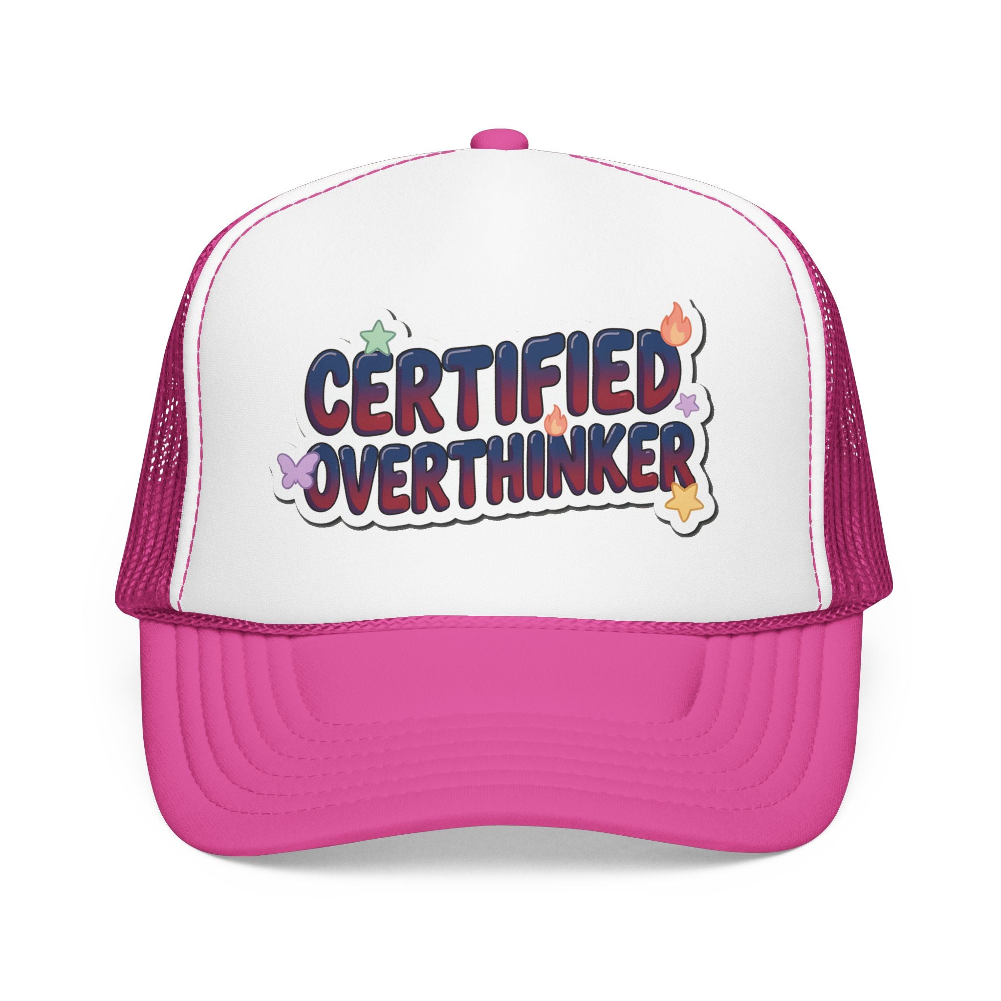 Trucker Hat — Certified Overthinker Foam Patch Cap | Noorve | Hats