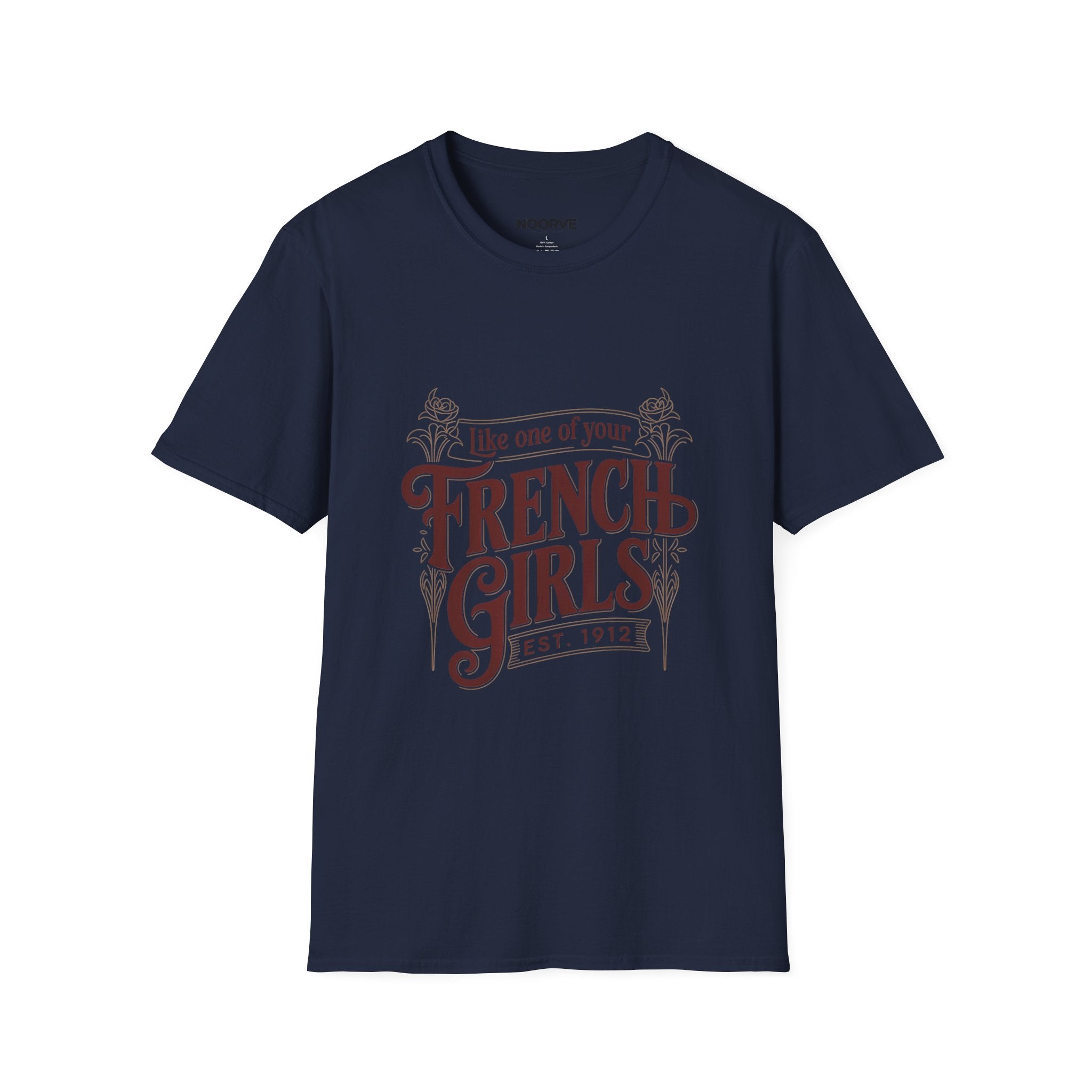 French Girls T-Shirt — "Like One of Your French Girls" Vintage Script Tee