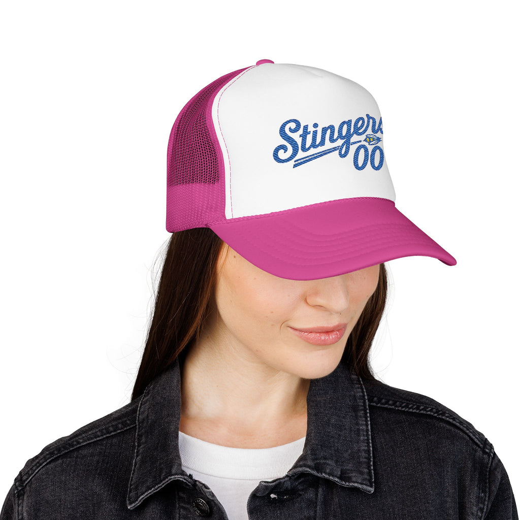 Stingers '00 Trucker Hat — Vintage Script Foam Mesh Cap