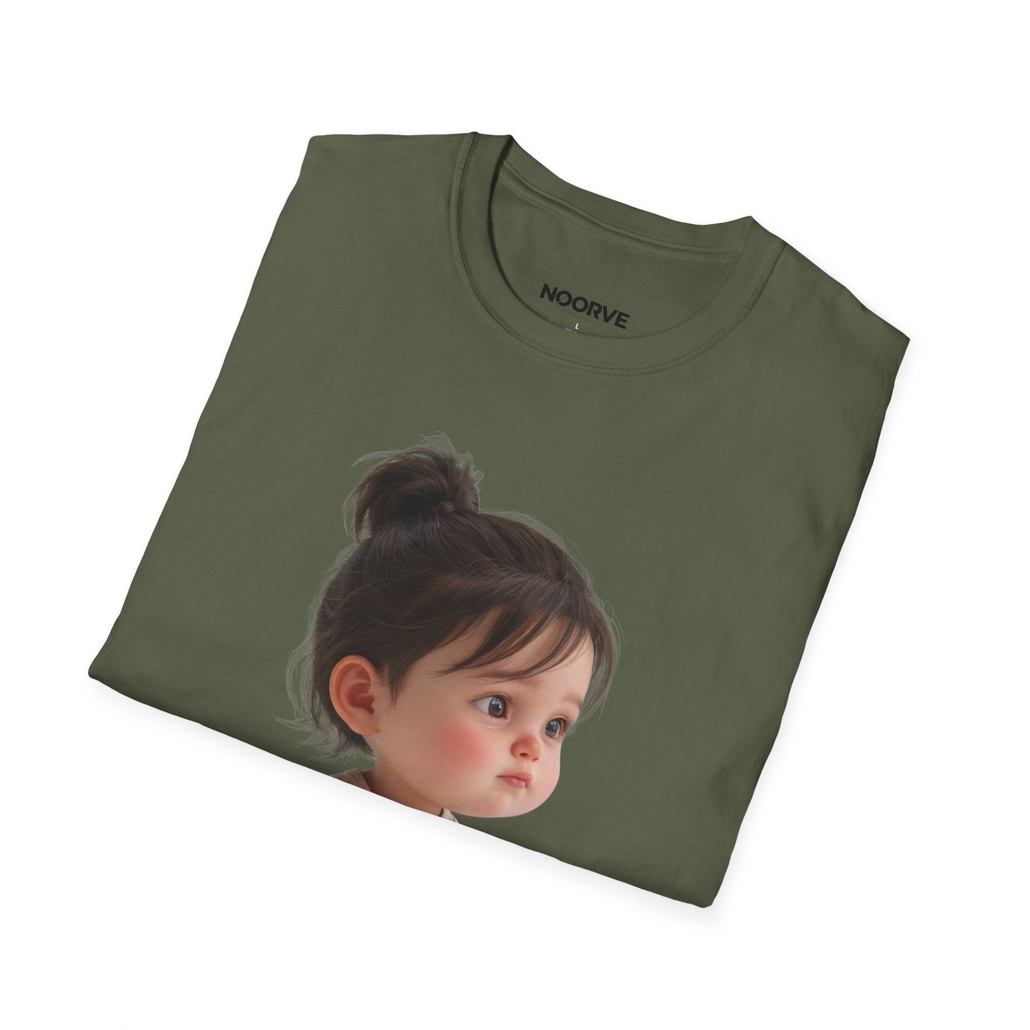Cute Toddler Portrait T-Shirt — Adorable Baby Face Graphic Tee
