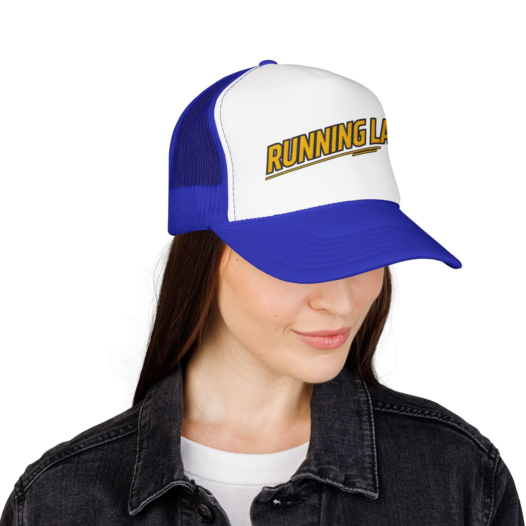 Running Late Trucker Hat — Vintage Mesh Edition