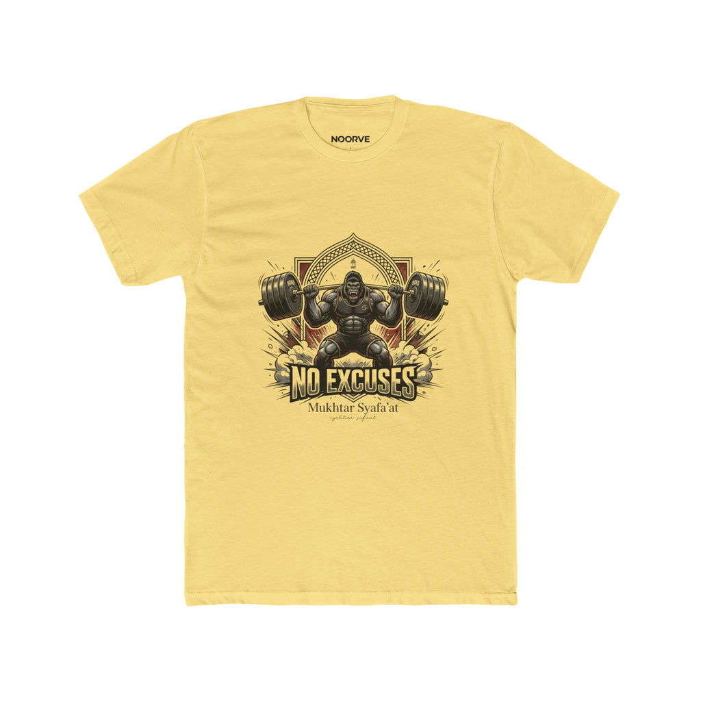 No Excuses Weightlifting Tee — Motivational Gym T-Shirt for Lifters | Noorve | T-Shirt