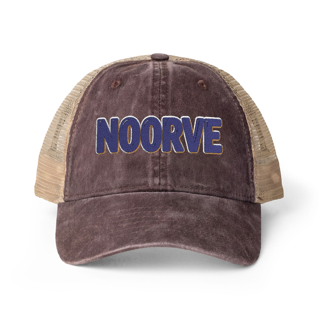 Washed Mesh-Back Cap — Summer Signature Edition | Noorve | Hats