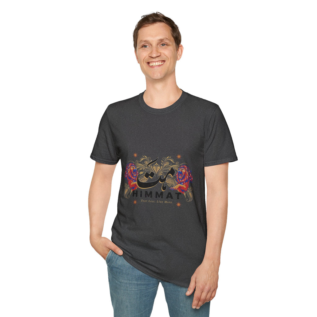 Himmat Floral Calligraphy T-Shirt — Inspirational Urdu Design