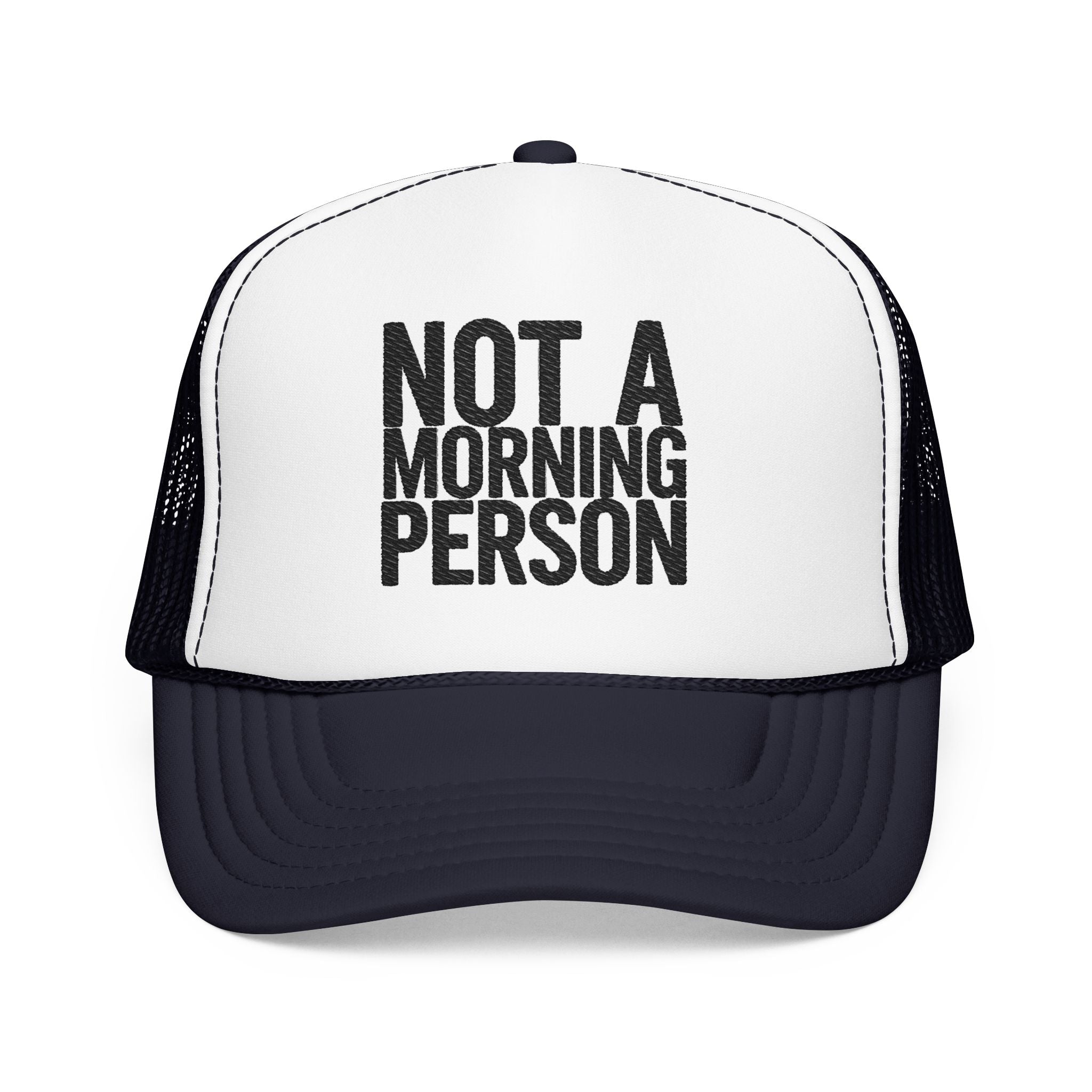 Trucker Hat — NOLA Music Person Glitter Text Foam Mesh Cap | Noorve | Hats