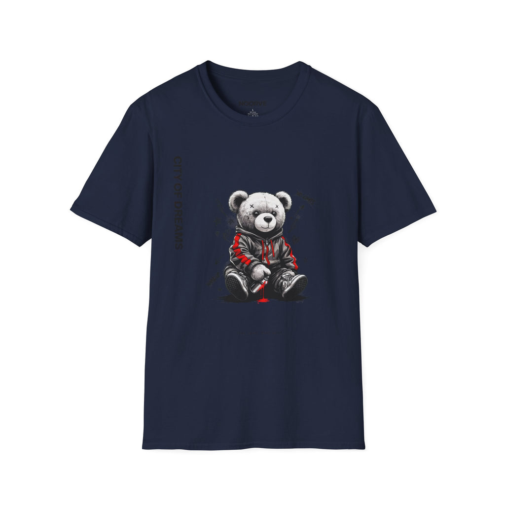 City of Dreams Teddy Bear T-Shirt — Cute Grunge Graphic Tee | Noorve | T-Shirt