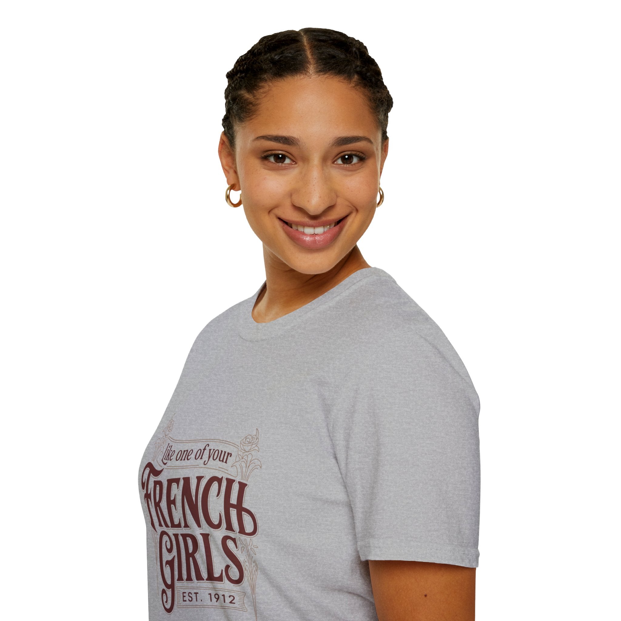 French Girls T-Shirt — "Like One of Your French Girls" Vintage Script Tee