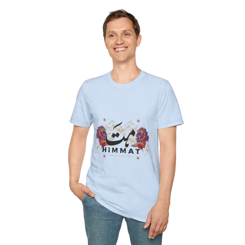Himmat Floral Calligraphy T-Shirt — Inspirational Urdu Design