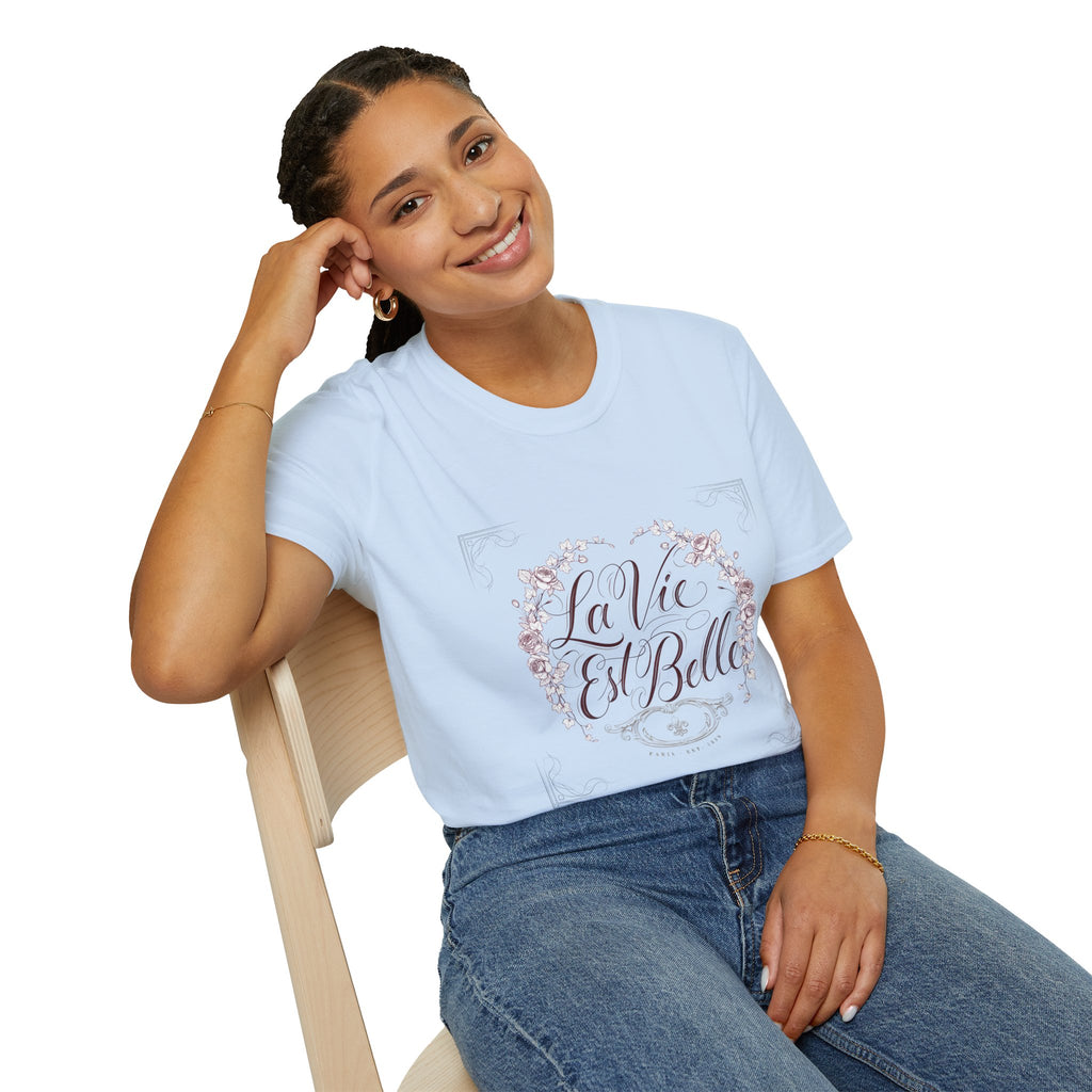 La Vie Est Belle Floral T-Shirt
