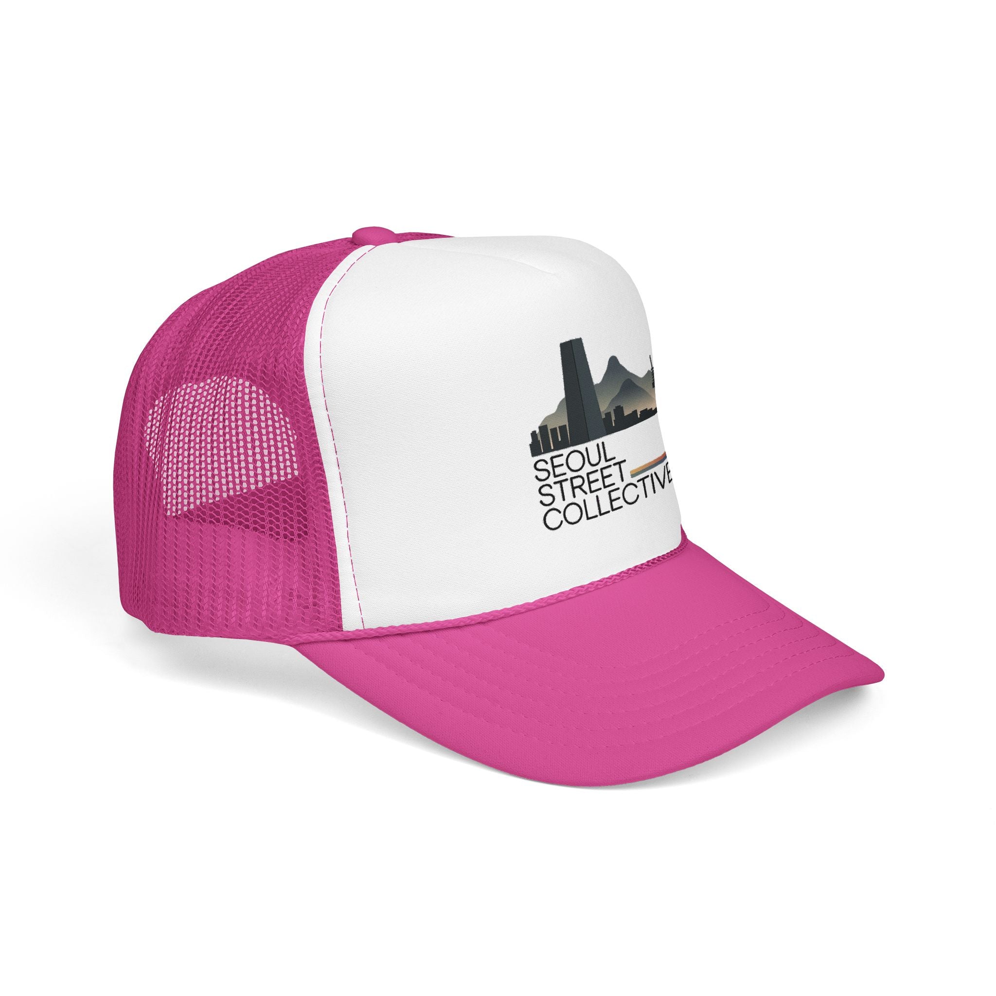 Trucker Hat — Salt Lake City Skyline Vintage Graphic