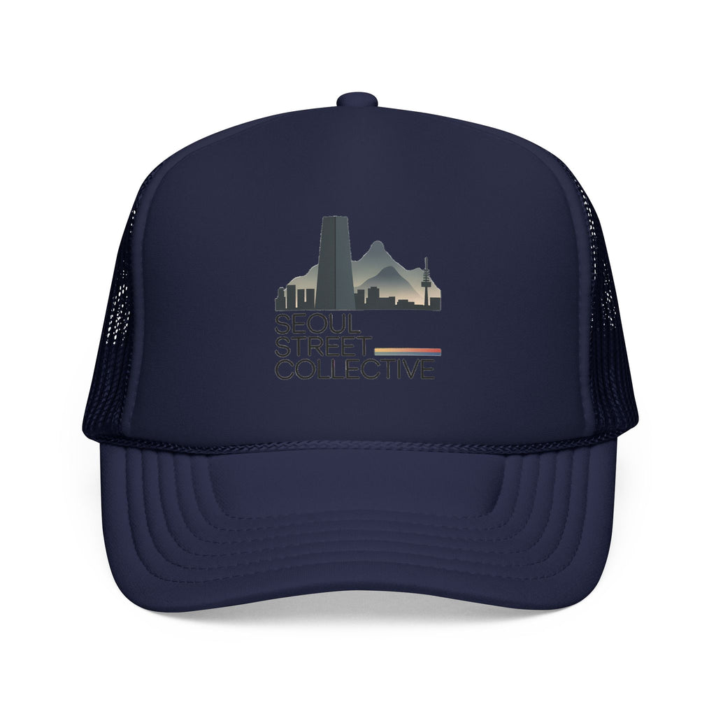 Trucker Hat — Salt Lake City Skyline Vintage Graphic