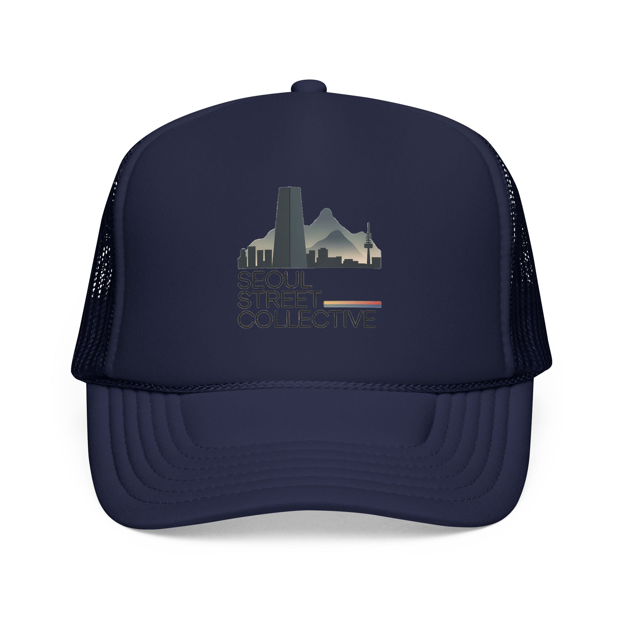 Trucker Hat — Salt Lake City Skyline Vintage Graphic