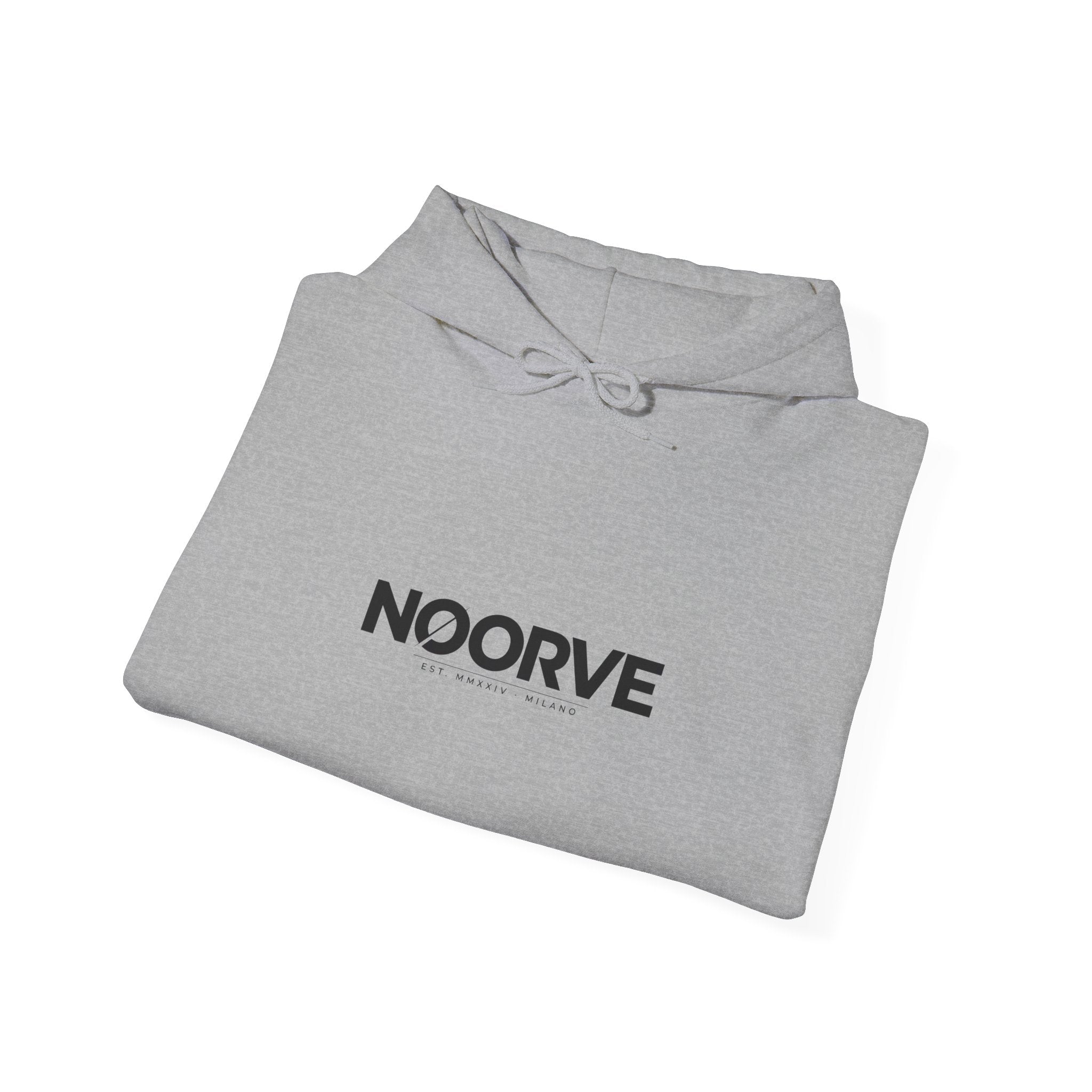 Noorve 'ISHQ' Script Hoodie — Floral Arabic Love Graphic Pullover