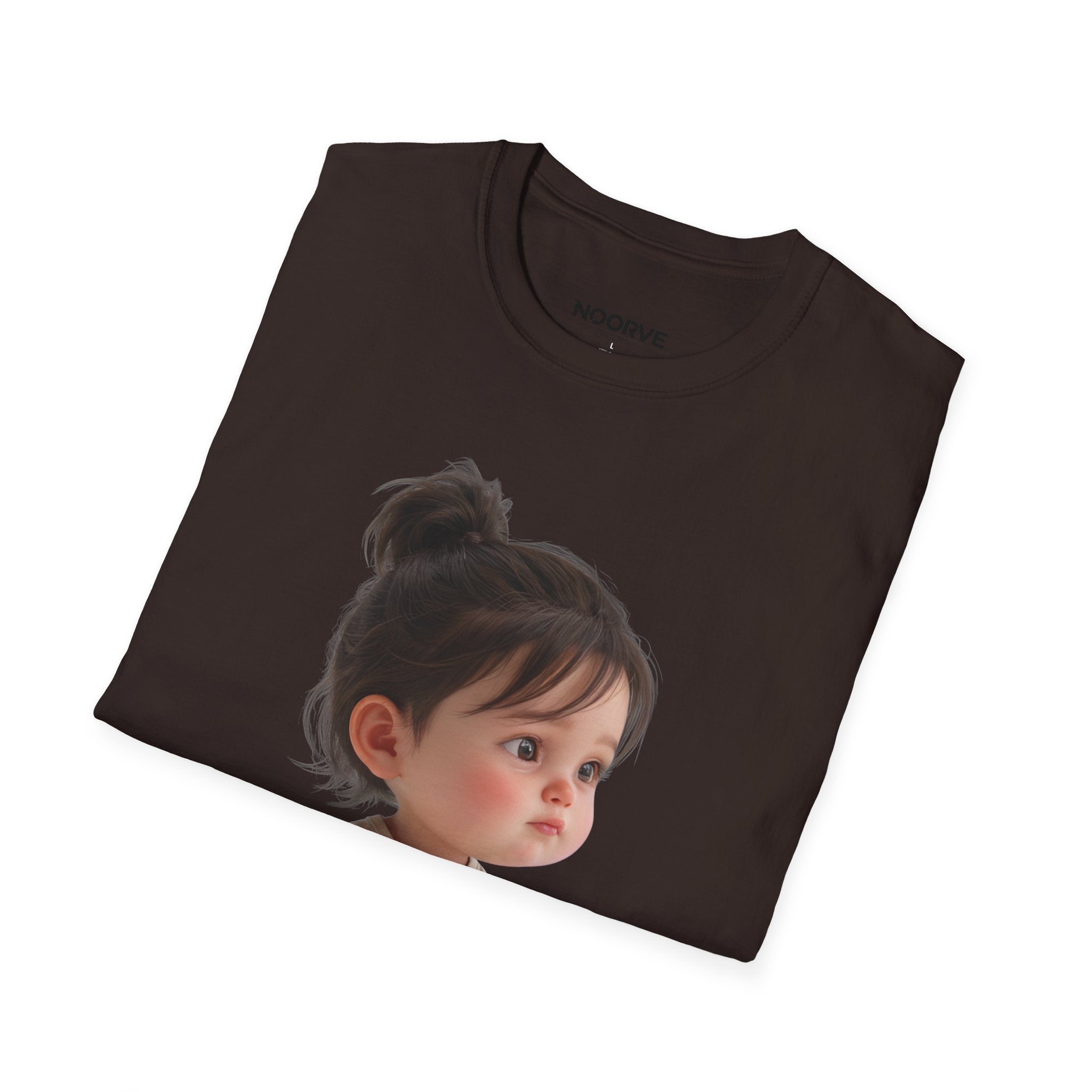 Cute Toddler Portrait T-Shirt — Adorable Baby Face Graphic Tee