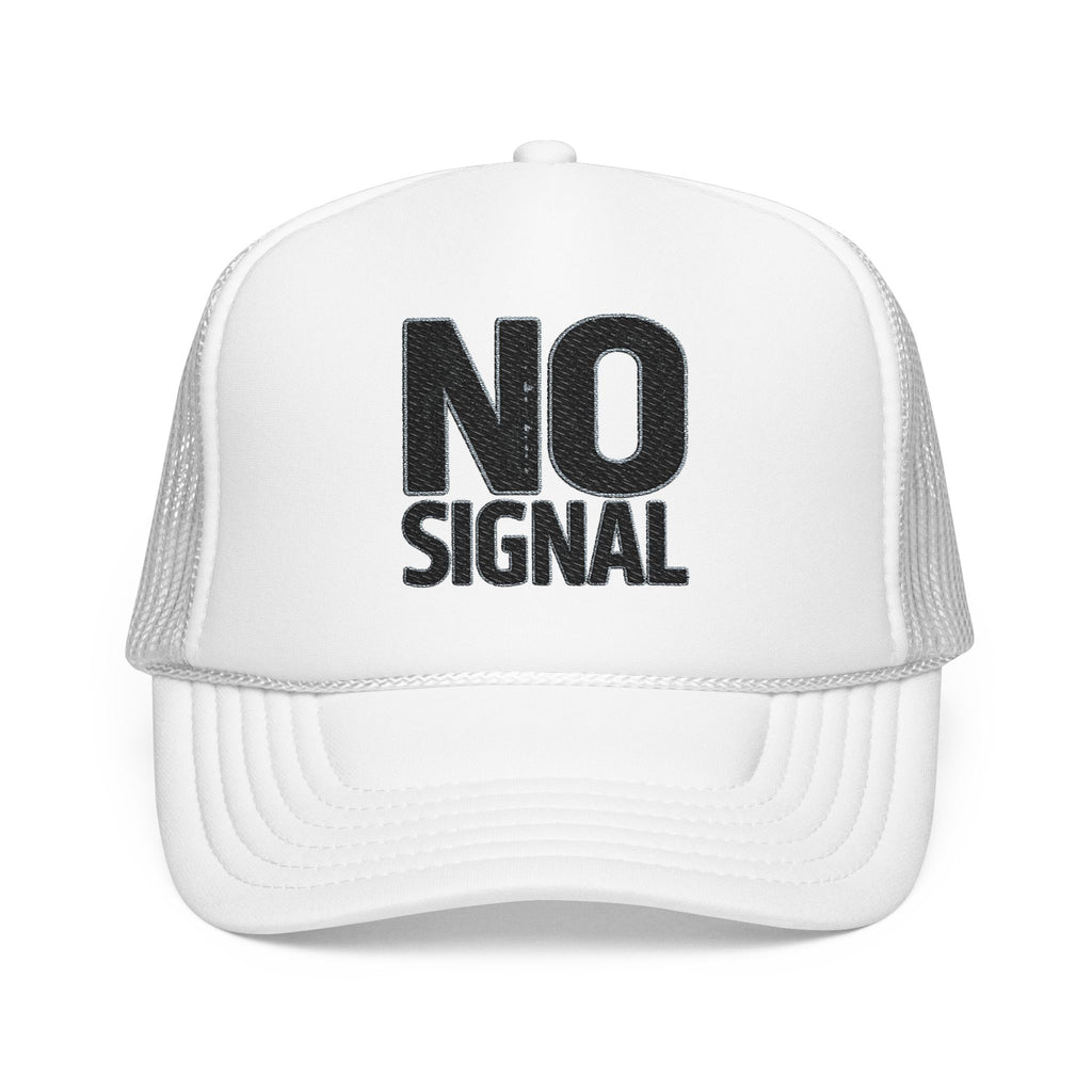 Trucker Hat — NO SIGNAL Distressed Foam Mesh Cap | Noorve | Hats