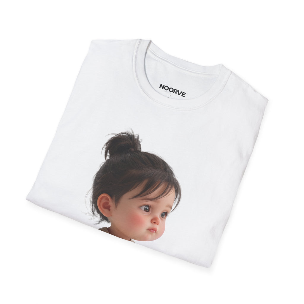 Cute Toddler Portrait T-Shirt — Adorable Baby Face Graphic Tee