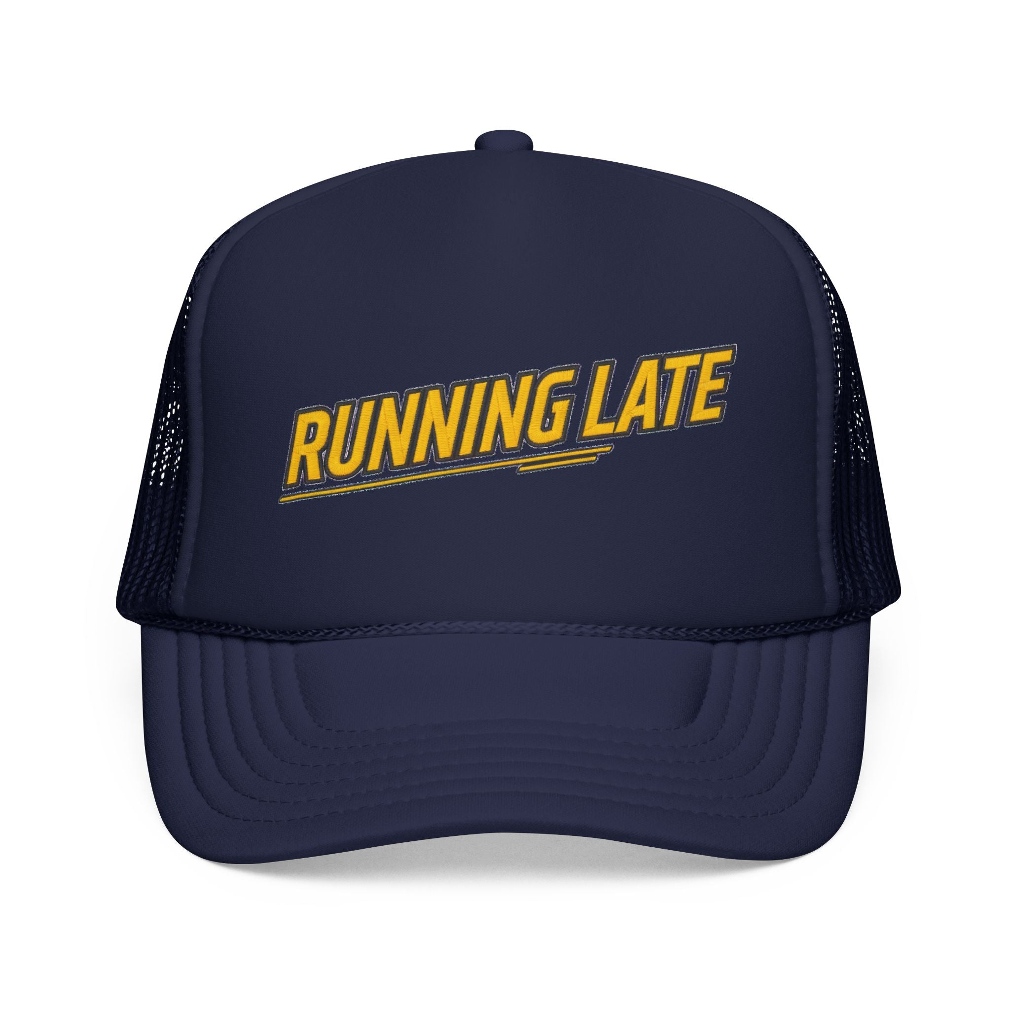 Running Late Trucker Hat — Vintage Mesh Edition | Noorve | Hats