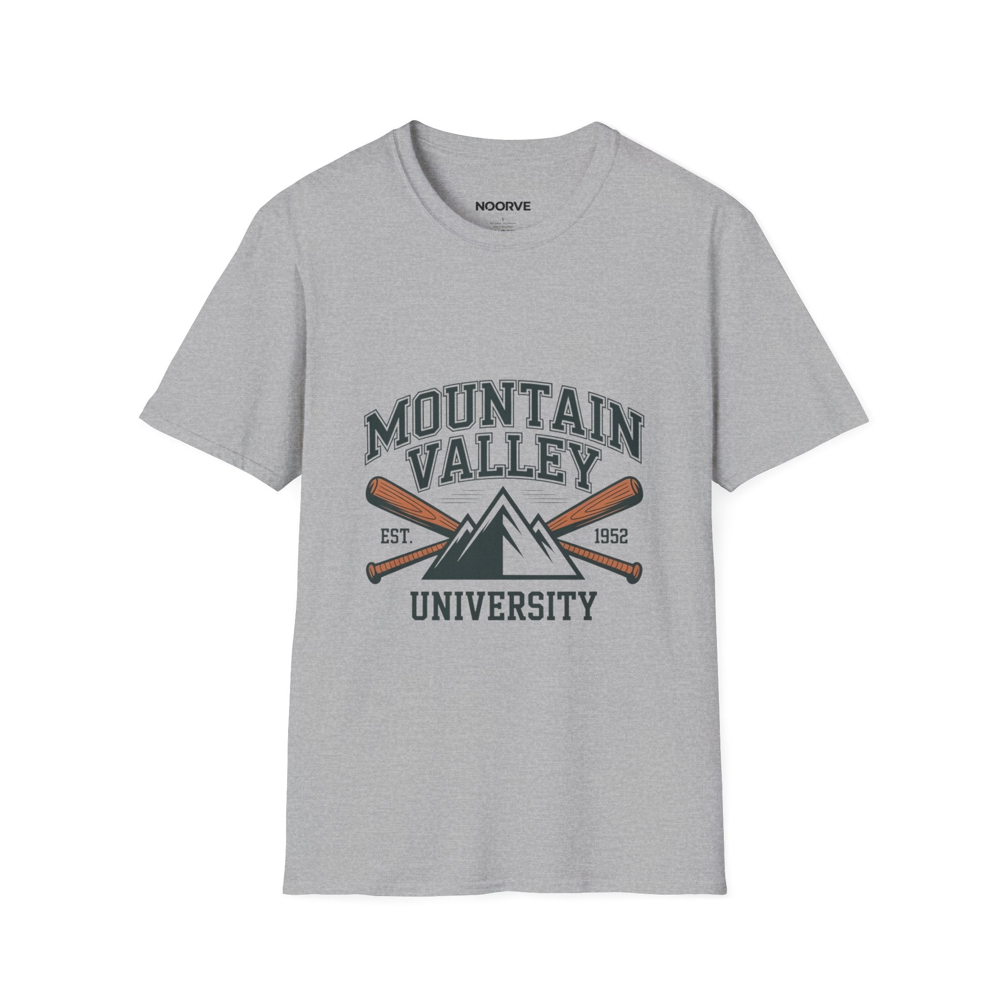 Mountain Valley University T‑Shirt — Vintage Collegiate Outdoor Tee