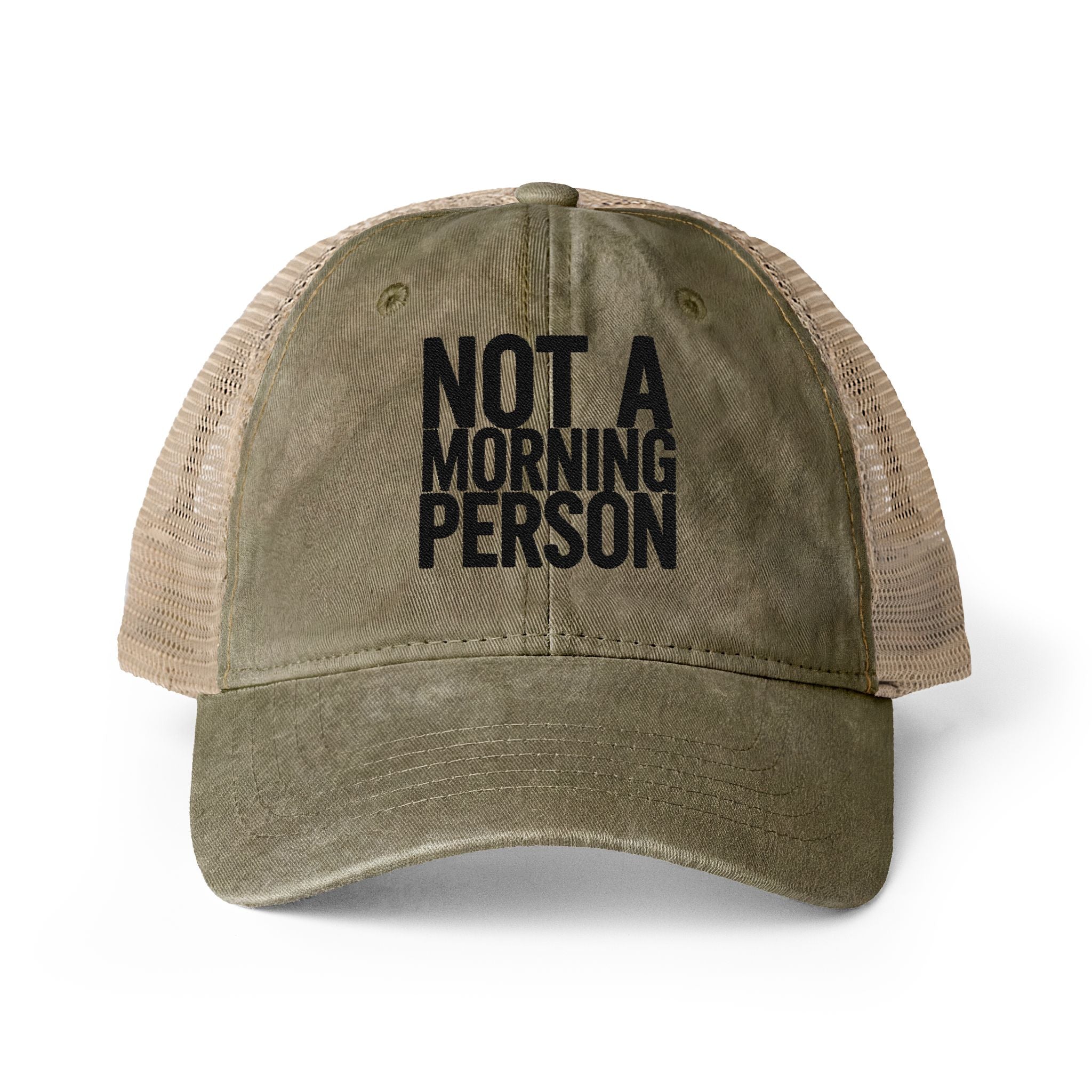 Chocolate Safari Washed Mesh-Back Cap | Noorve | Hats
