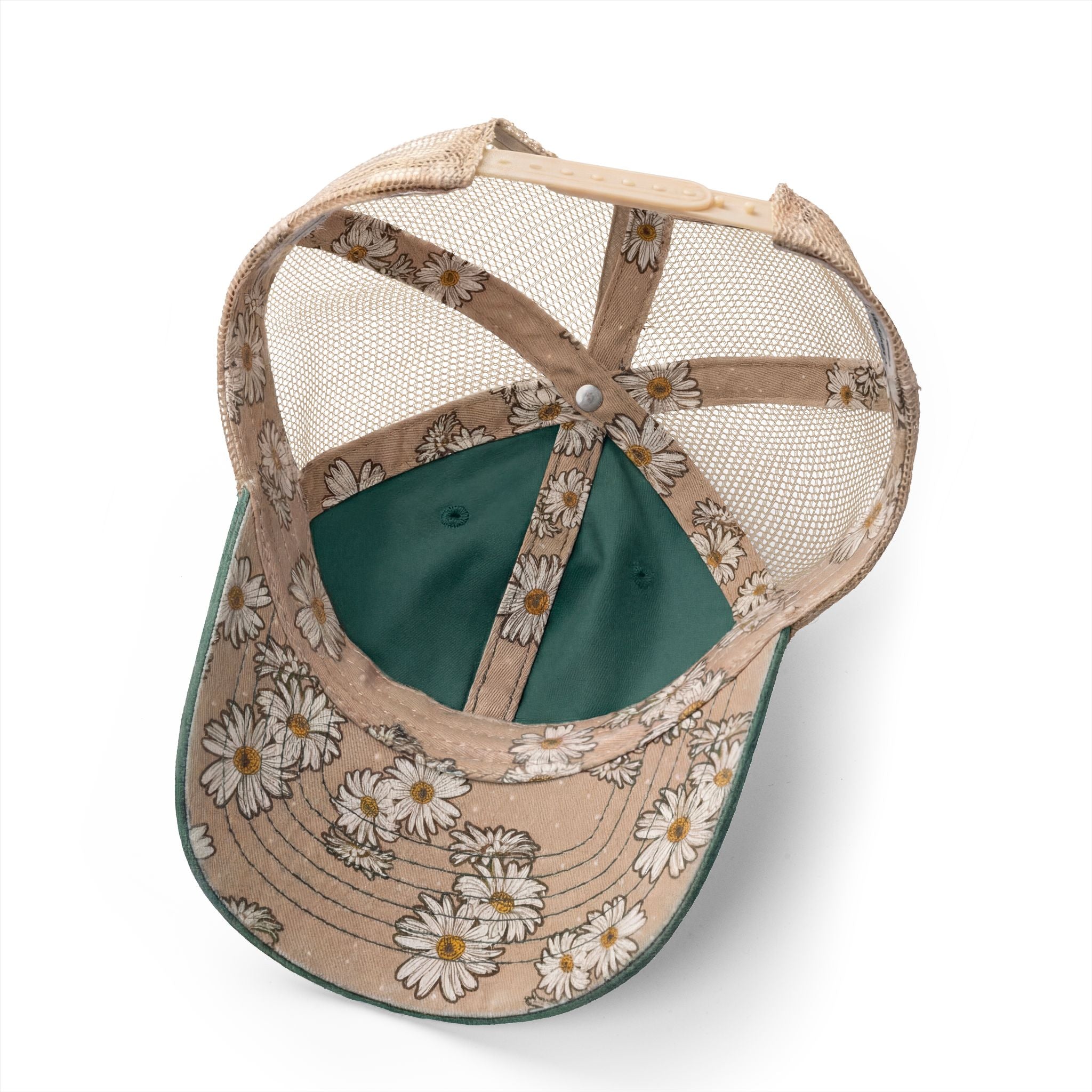 Lavender Stripe Washed Mesh-Back Cap