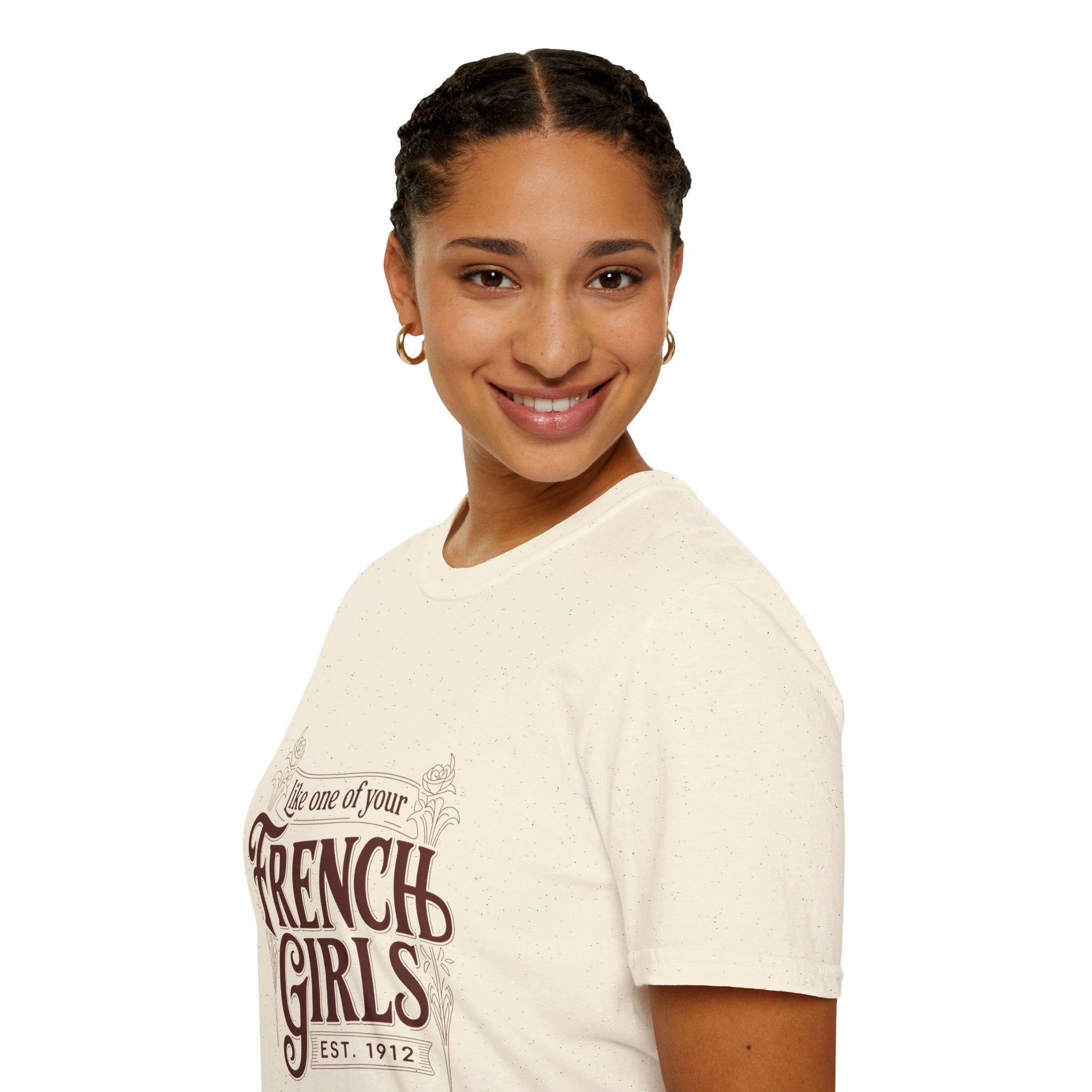 French Girls T-Shirt — "Like One of Your French Girls" Vintage Script Tee