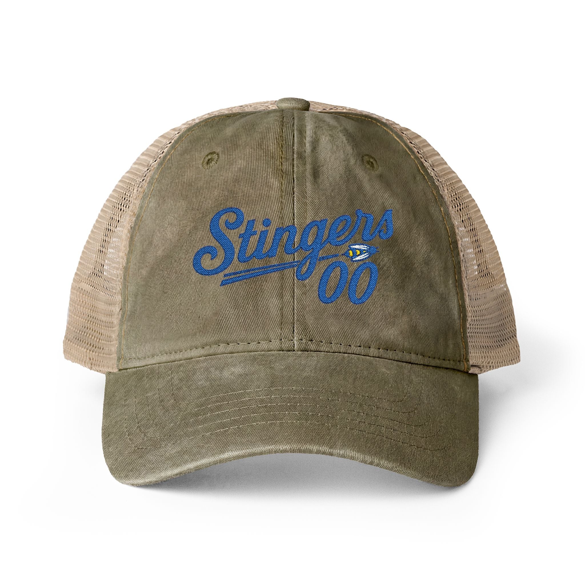 Black Leopard Print Washed Mesh-Back Cap | Noorve | Hats