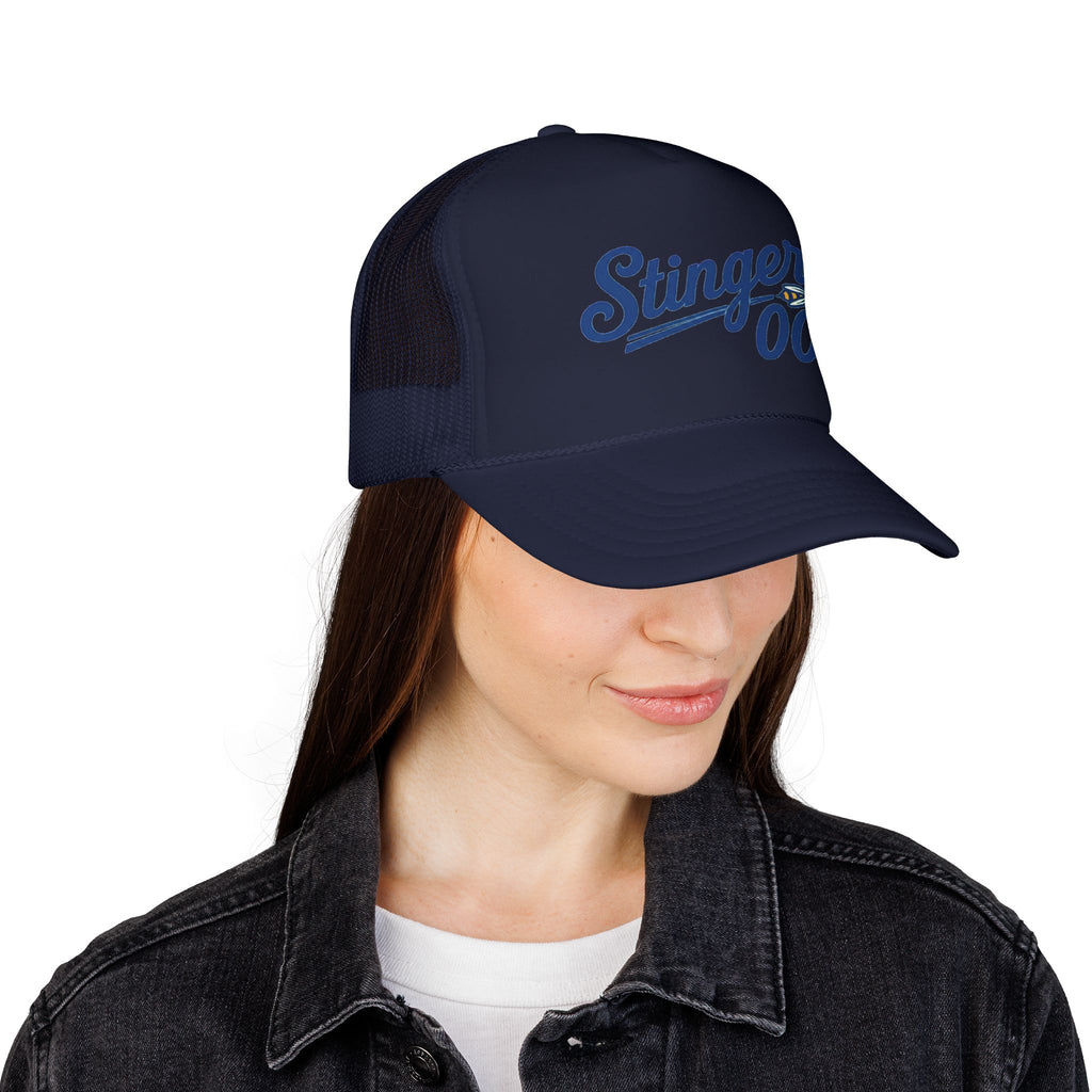 Stingers 00 Foam Trucker Hat — Retro Sports Mesh Cap