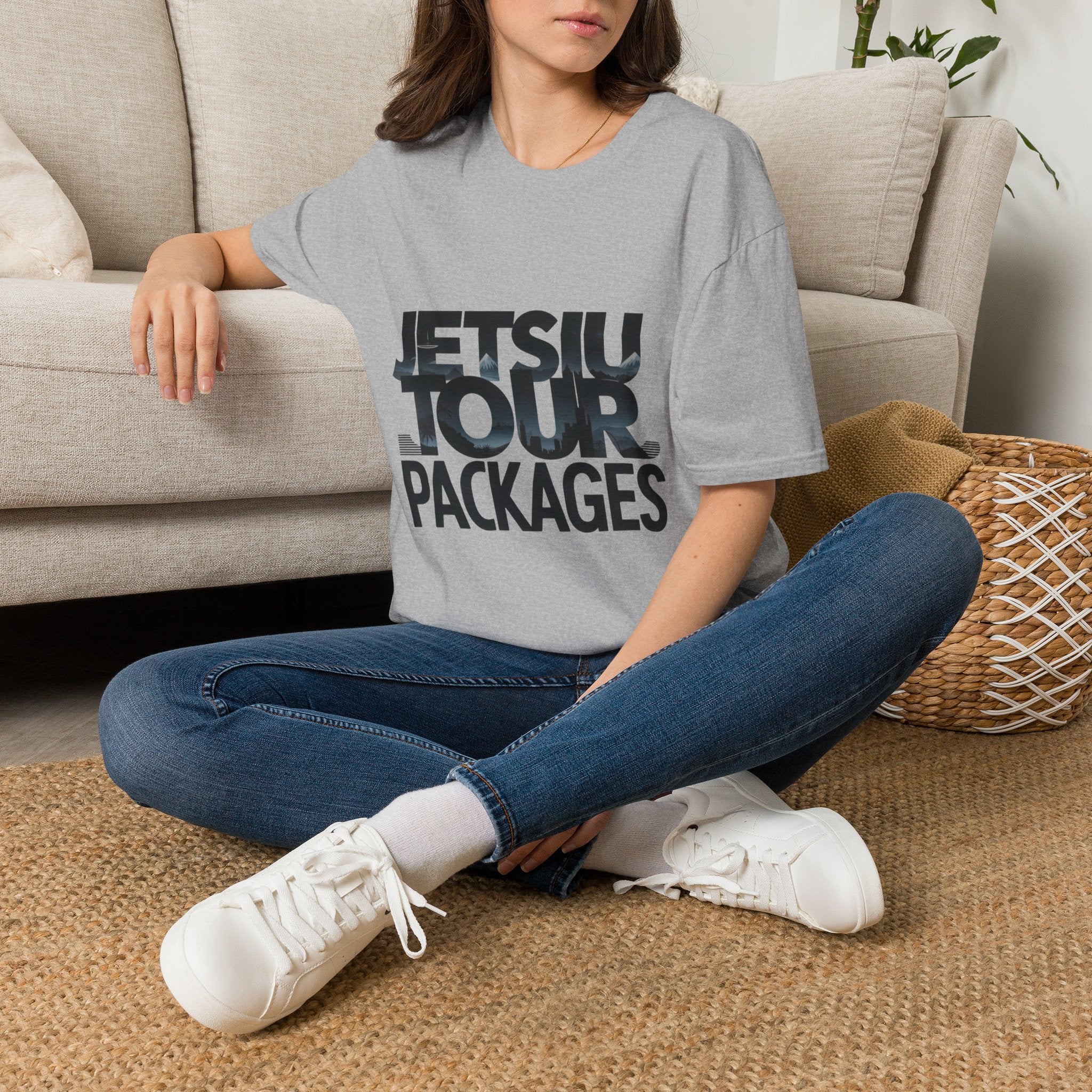 Jetsiu Tour Packages T-Shirt — Bold Travel Graphic Tee