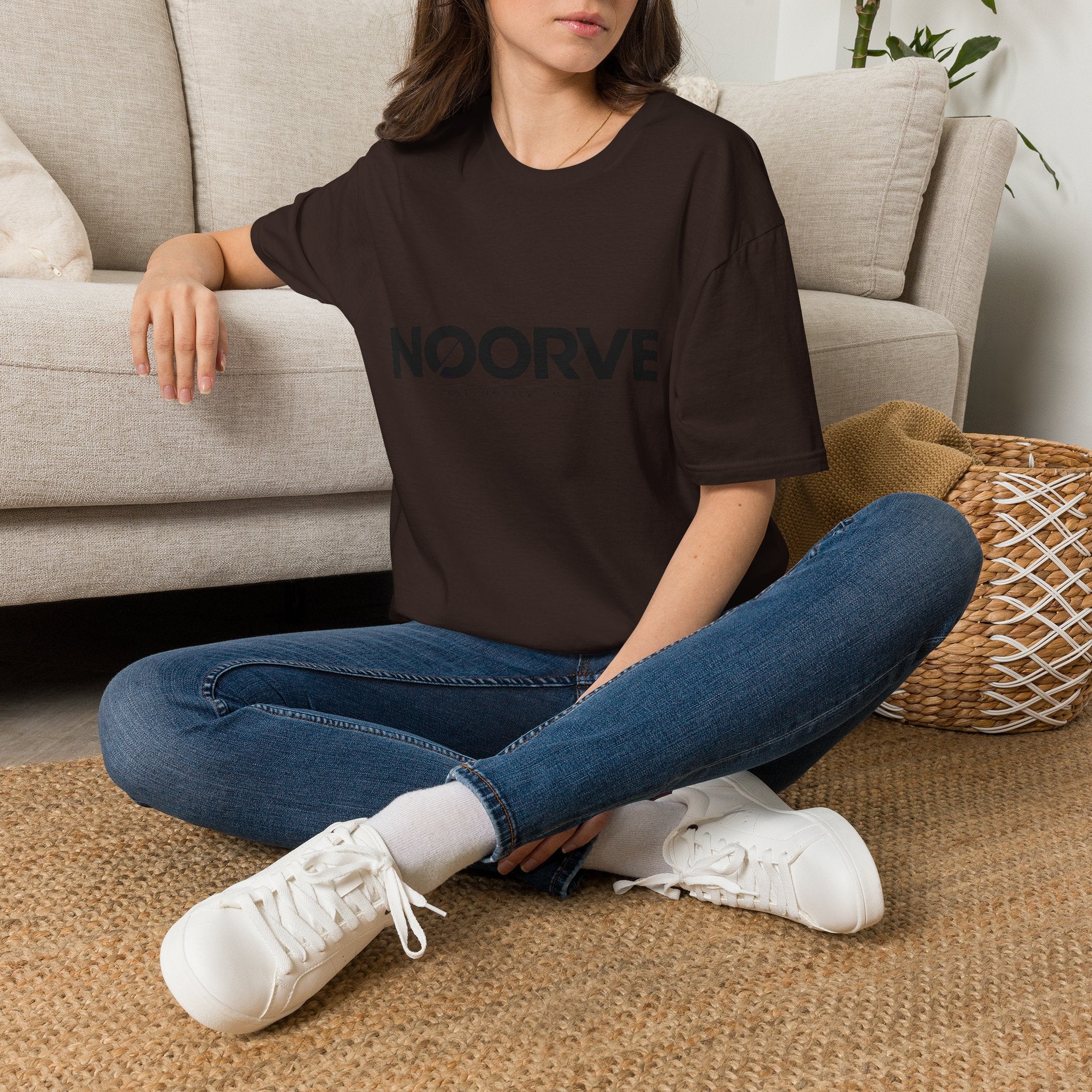 NOORVE Logo T-Shirt — Minimalist Milano Graphic Tee