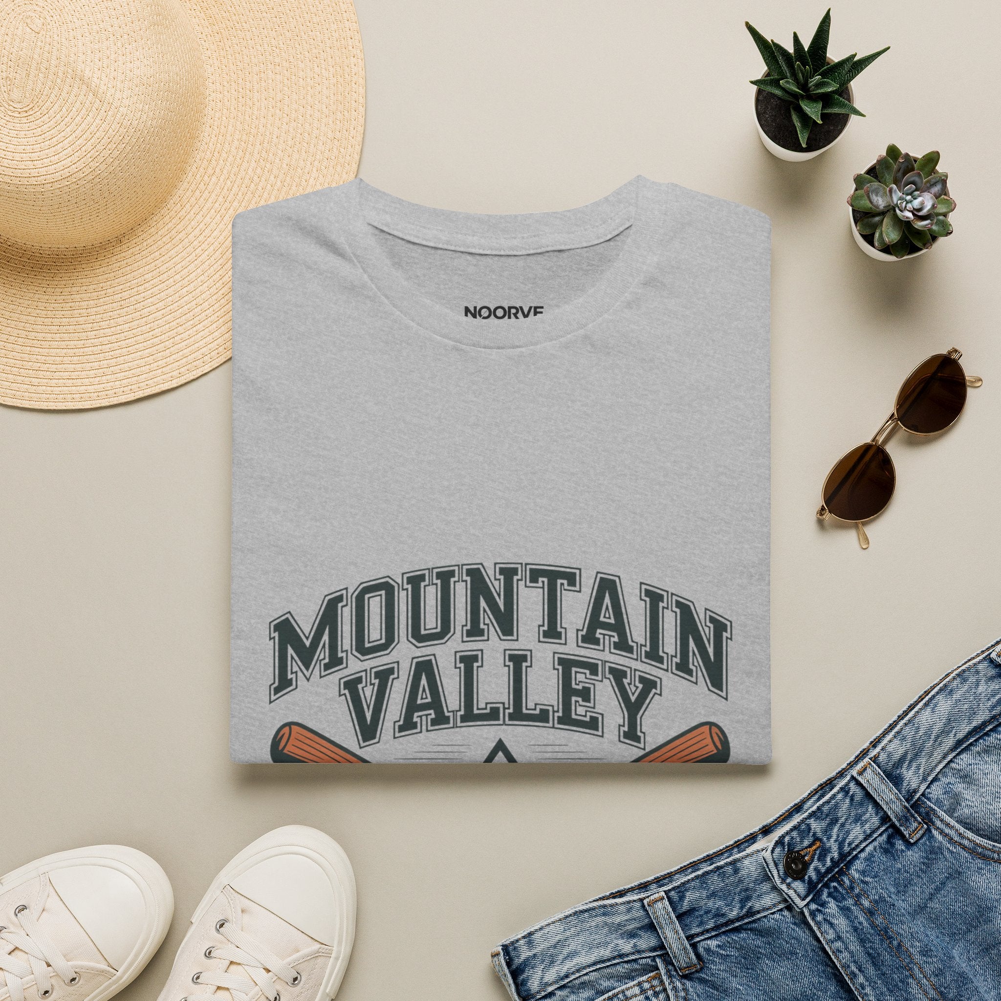 Mountain Valley University T‑Shirt — Vintage Collegiate Outdoor Tee