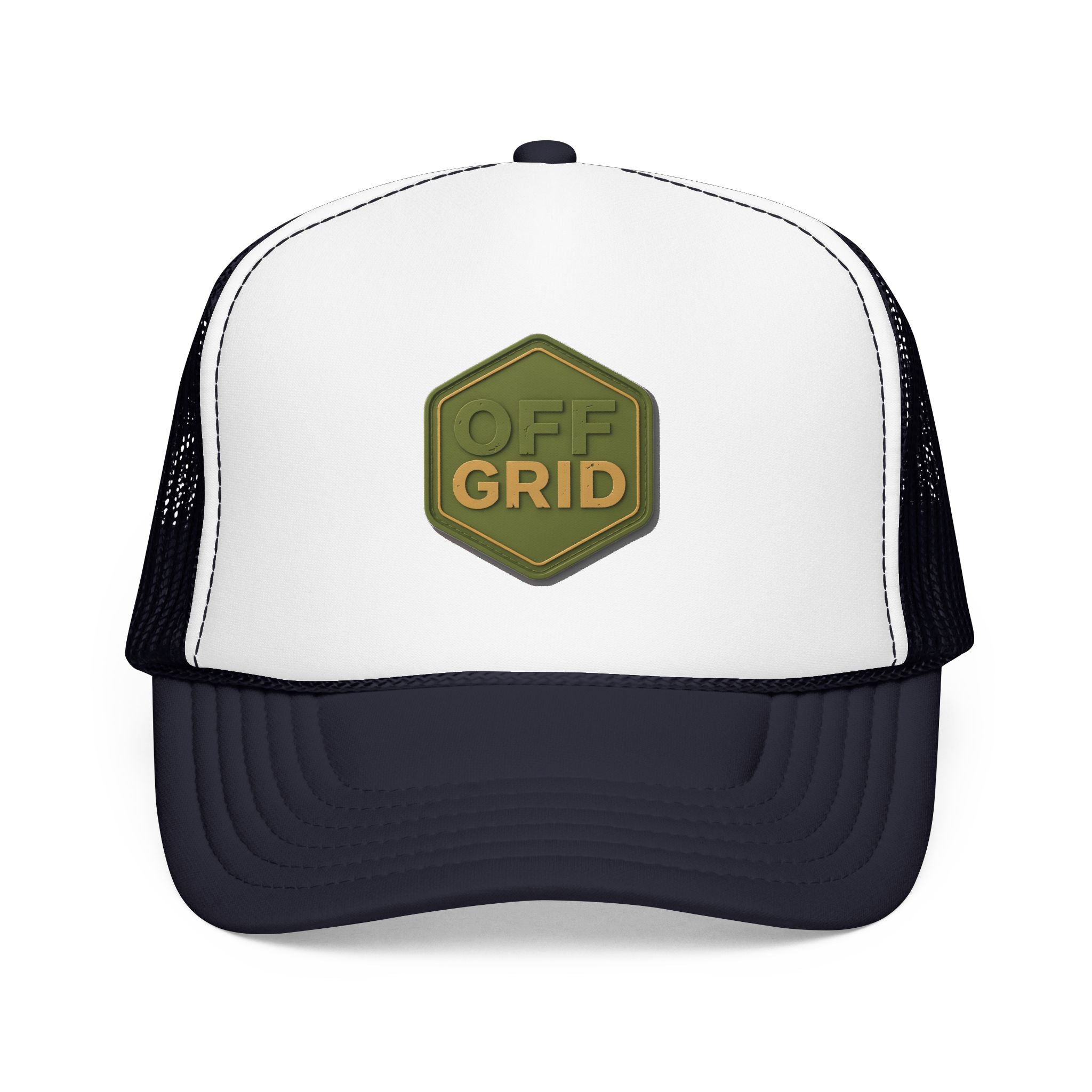 Off Grid Trucker Hat — Outdoor Adventure Foam Mesh Cap | Noorve | Hats