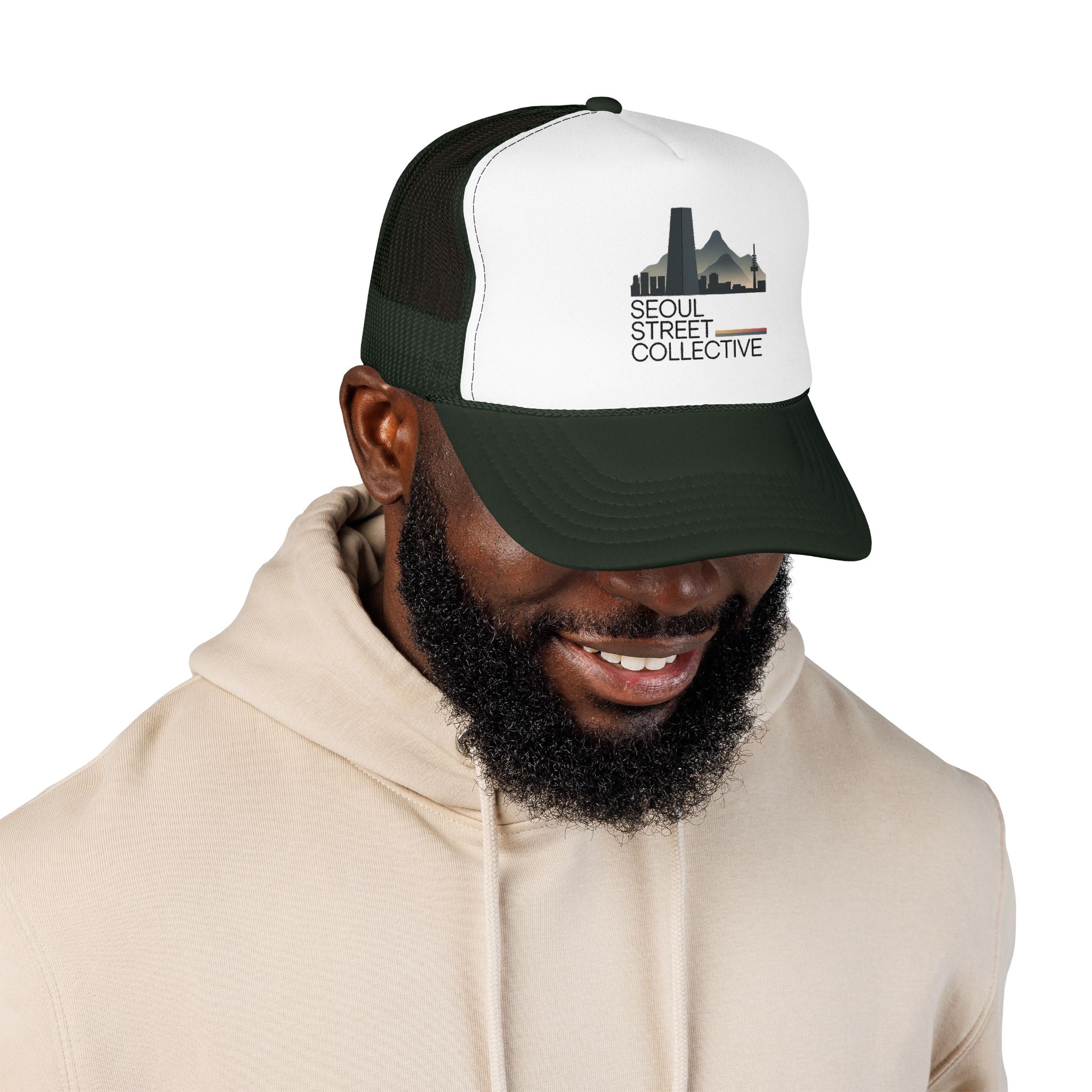 Trucker Hat — Salt Lake City Skyline Vintage Graphic