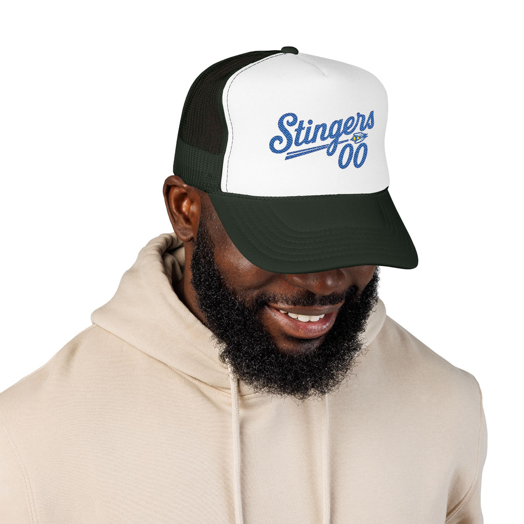 Stingers '00 Trucker Hat — Vintage Script Foam Mesh Cap