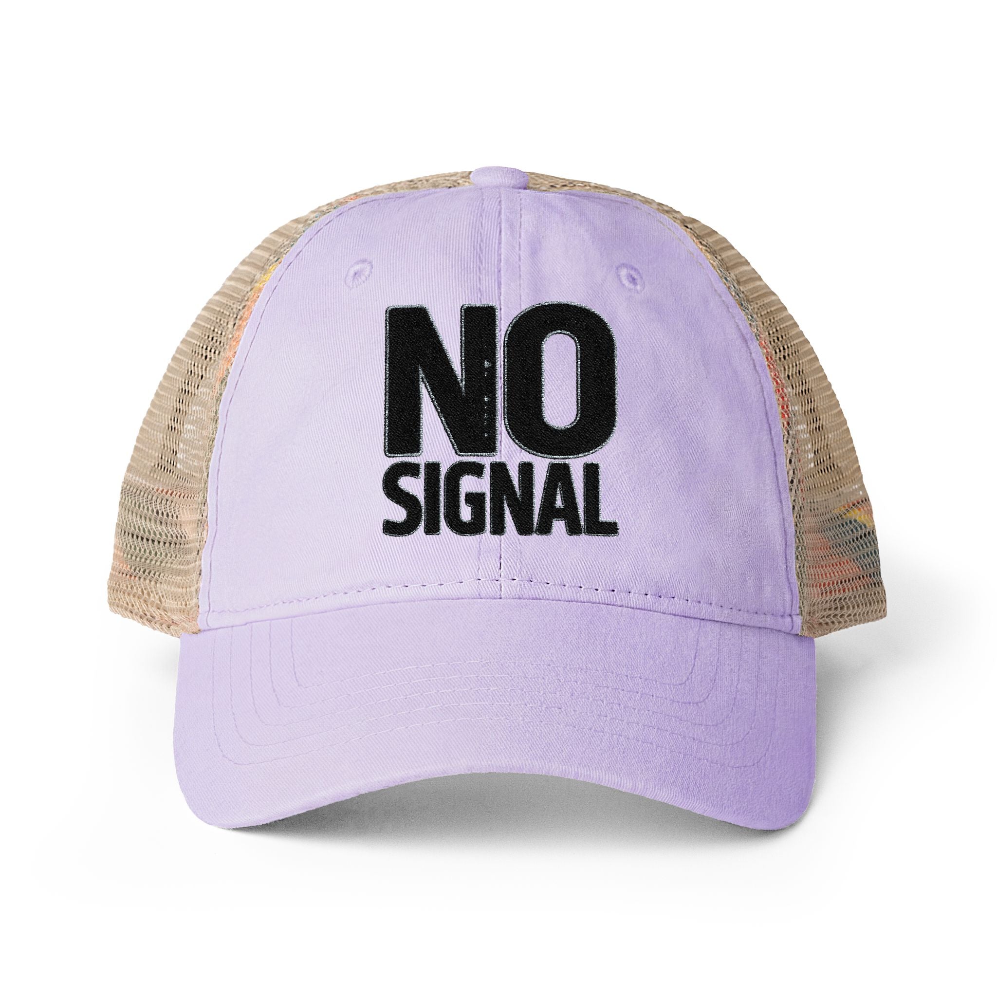 Dusty Pink Floral Washed Mesh-Back Cap | Noorve | Hats