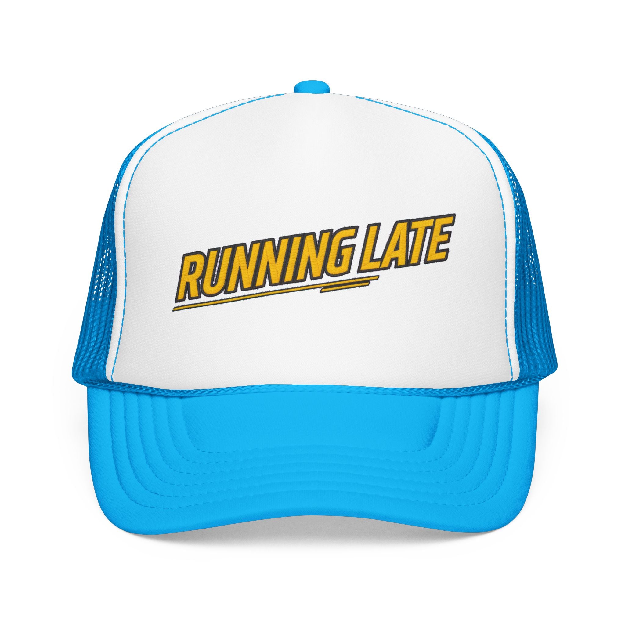 Running Late Trucker Hat — Vintage Mesh Edition | Noorve | Hats