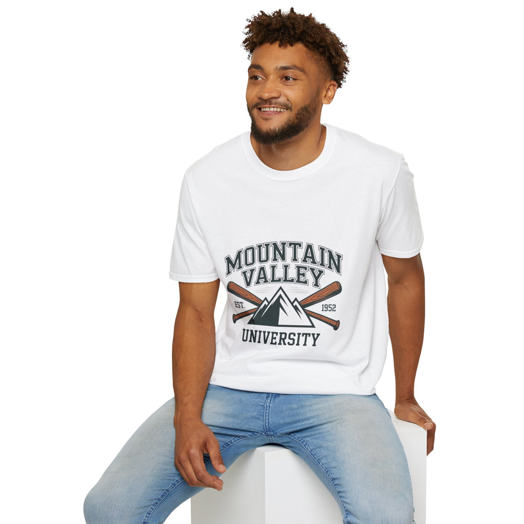 Mountain Valley University T-Shirt — Vintage Collegiate Outdoor Tee | Noorve | T-Shirt