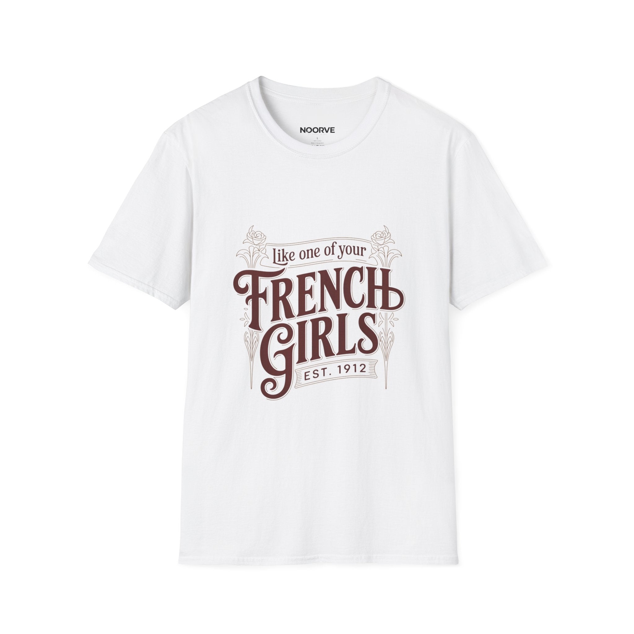 French Girls T-Shirt — "Like One of Your French Girls" Vintage Script Tee
