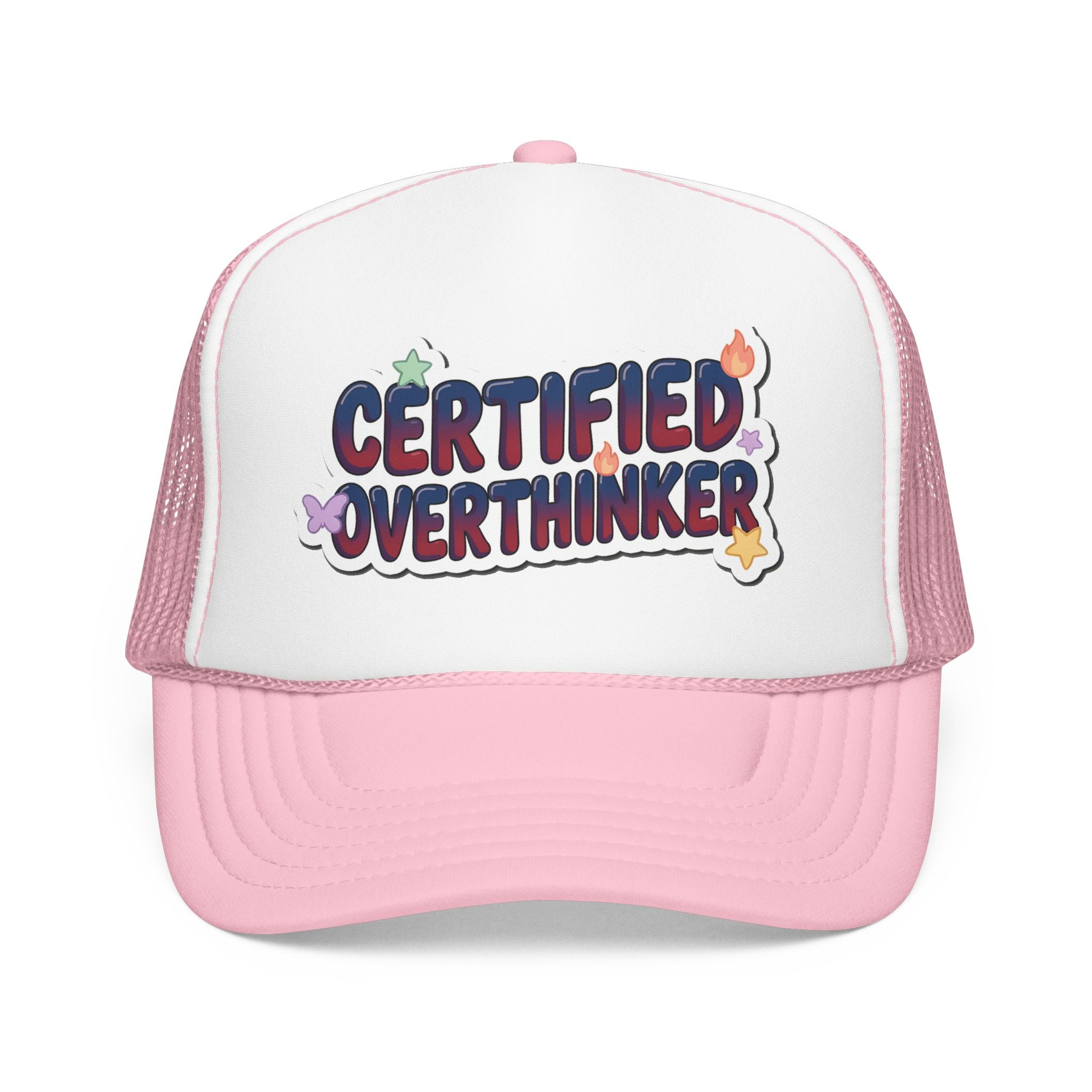 Trucker Hat — Certified Overthinker Foam Patch Cap | Noorve | Hats