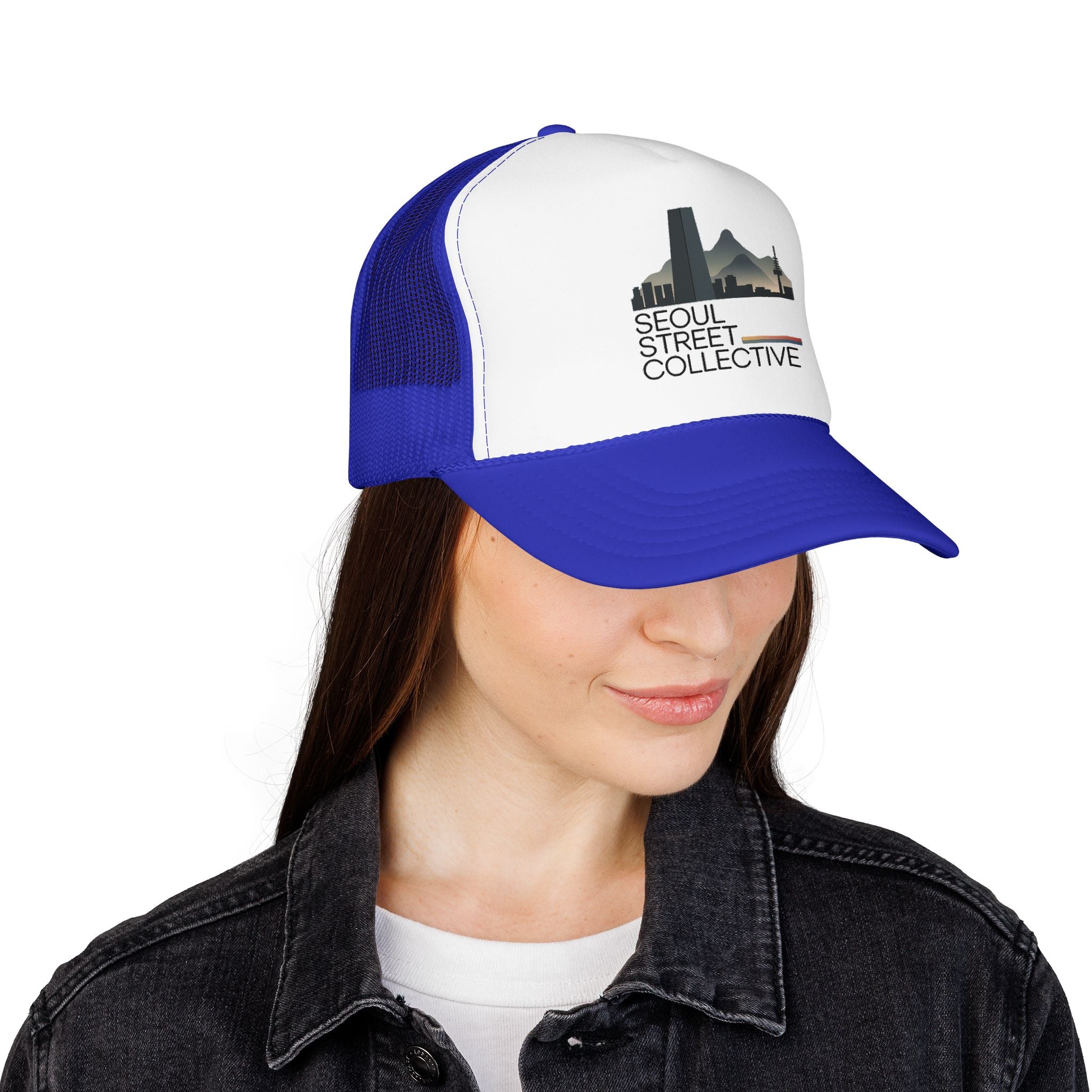 Trucker Hat — Salt Lake City Skyline Vintage Graphic