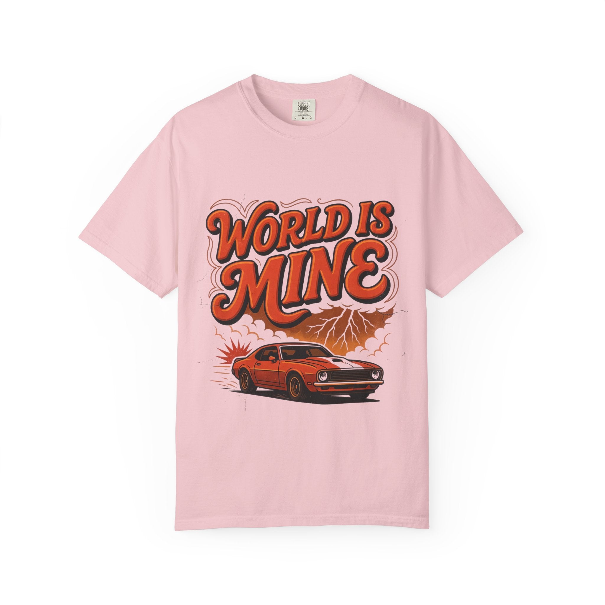 World Is Mine Vintage Muscle Car T-Shirt