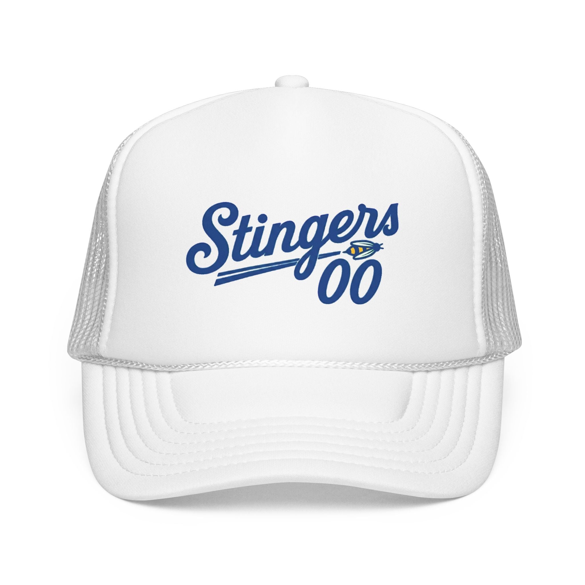 Stingers 00 Foam Trucker Hat — Retro Sports Mesh Cap