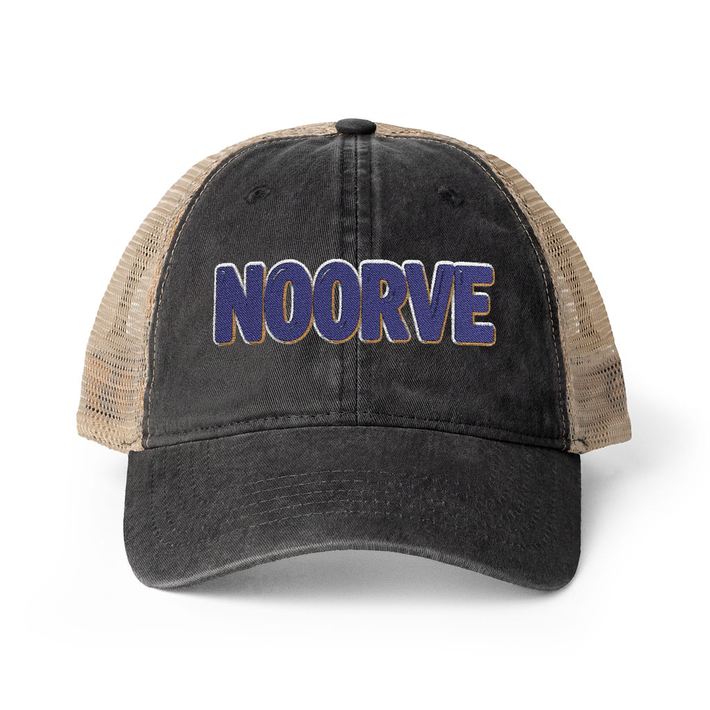 Washed Mesh-Back Cap — Summer Signature Edition | Noorve | Hats