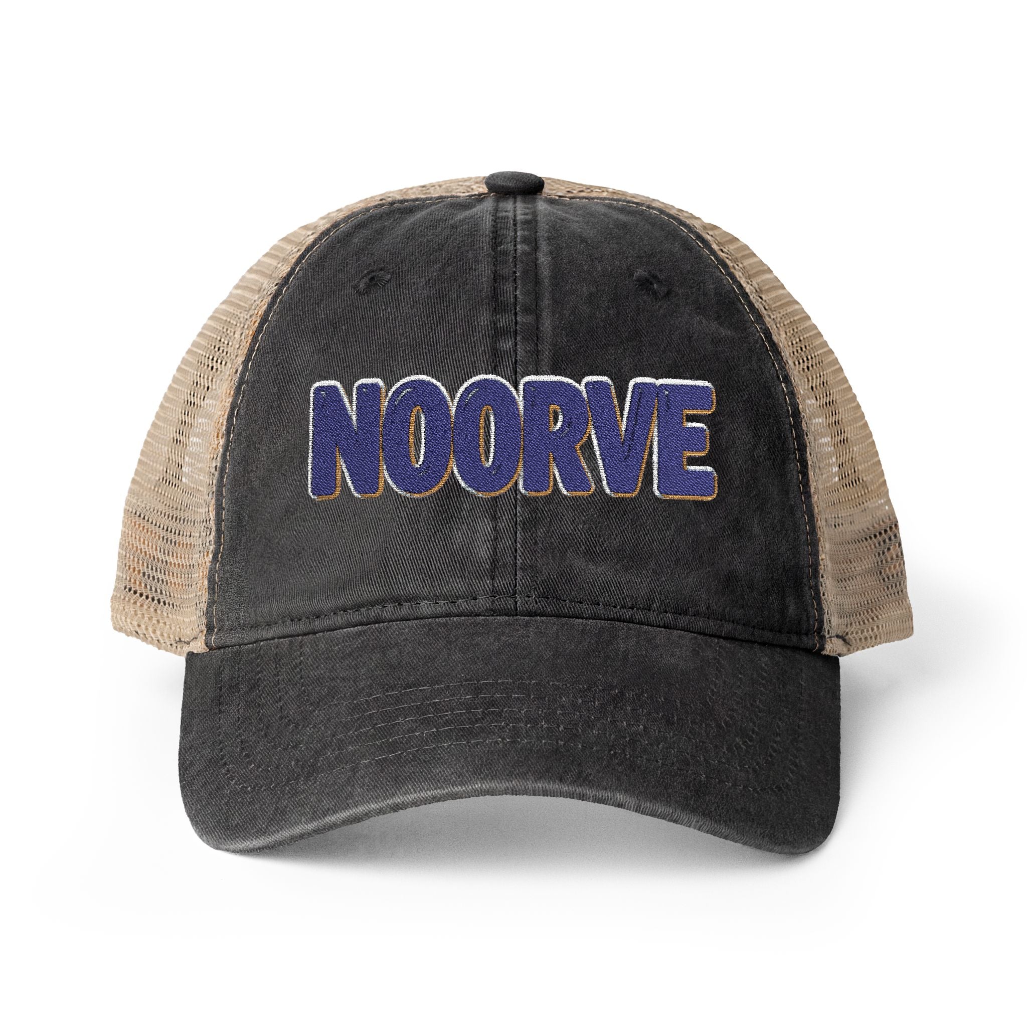 Washed Mesh-Back Cap — Summer Signature Edition | Noorve | Hats