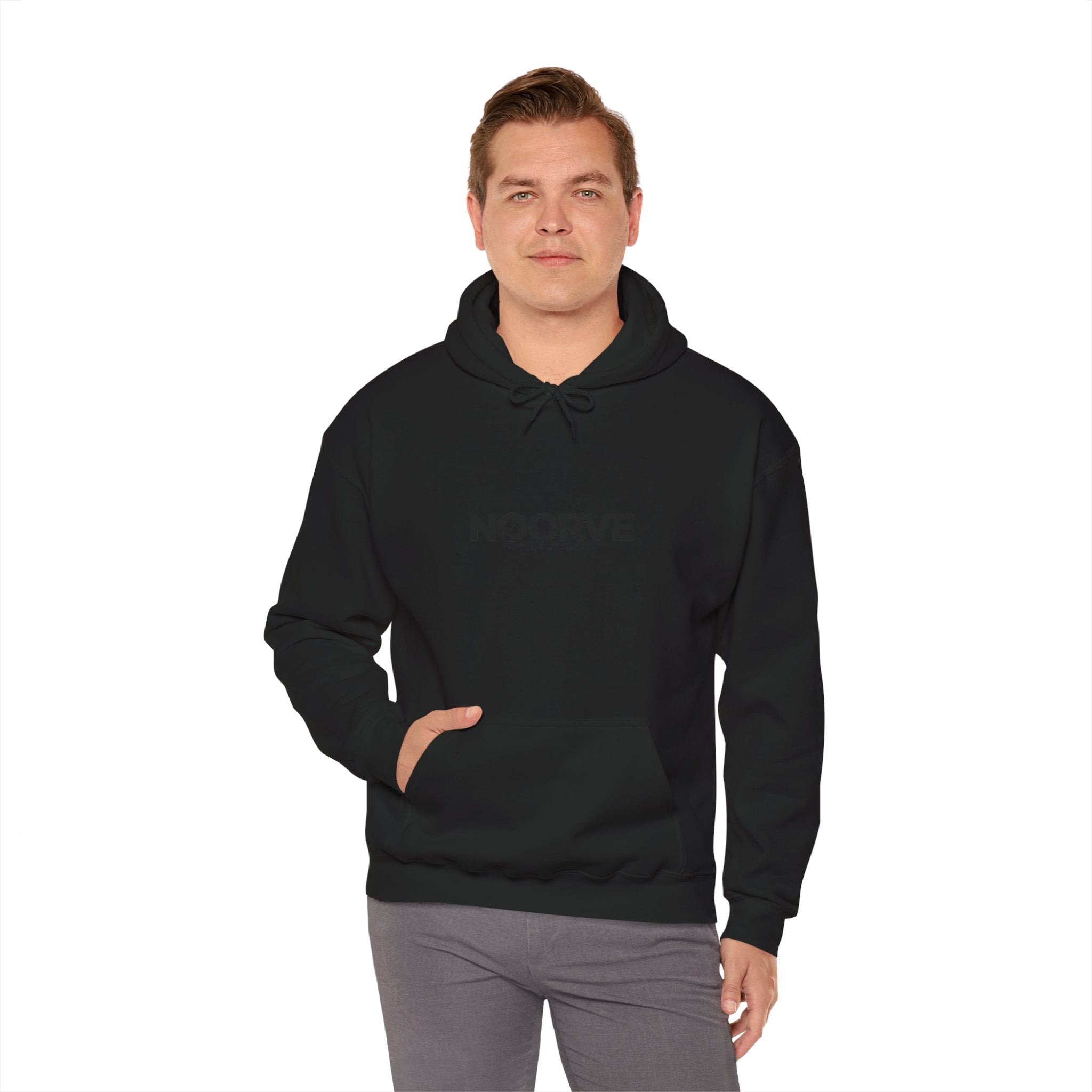 Noorve 'ISHQ' Script Hoodie — Floral Arabic Love Graphic Pullover | Noorve | Hoodie