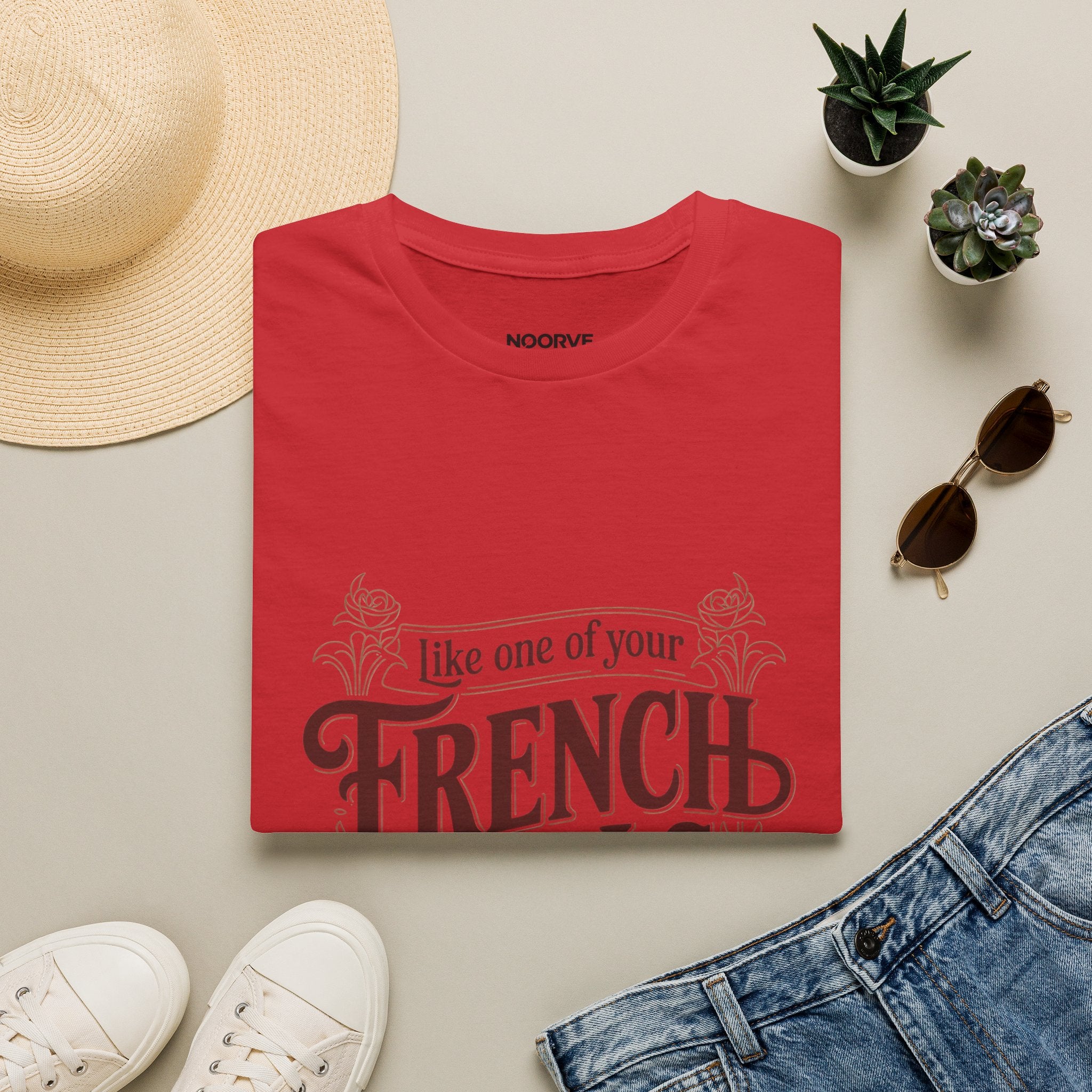 French Girls T-Shirt — "Like One of Your French Girls" Vintage Script Tee