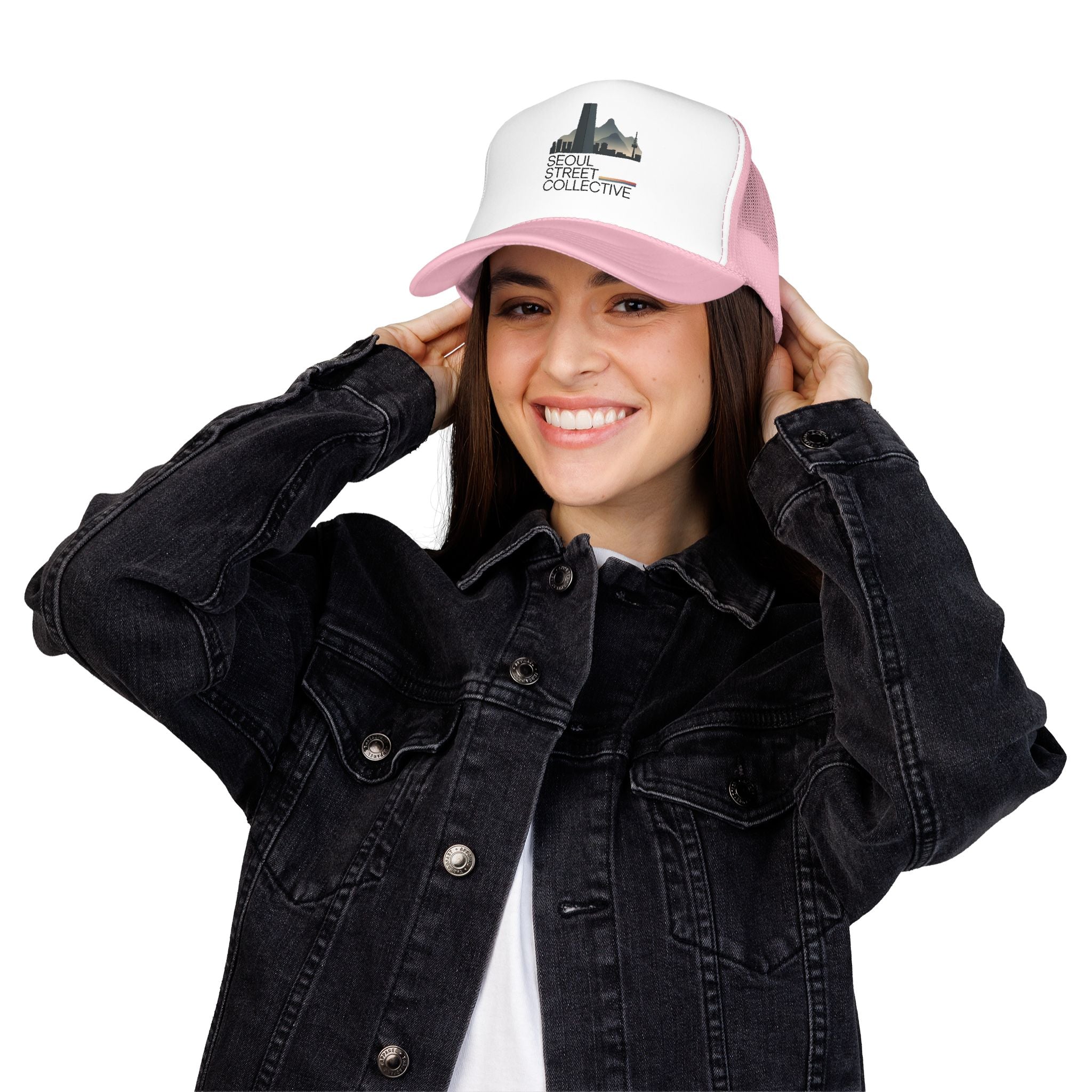 Trucker Hat — Salt Lake City Skyline Vintage Graphic