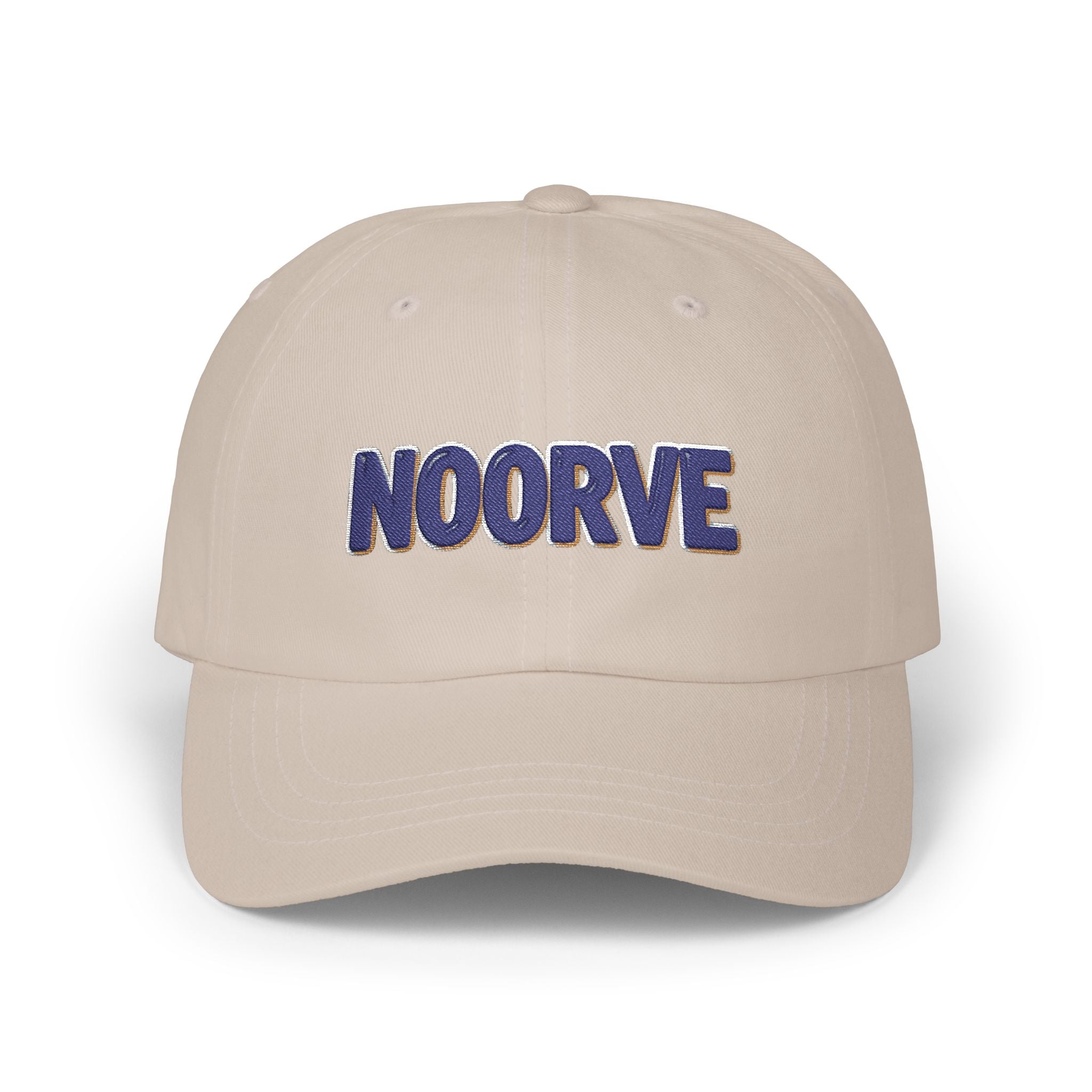 Dad Cap — Embroidered NOORVE White Classic Baseball Hat | Noorve | Hats